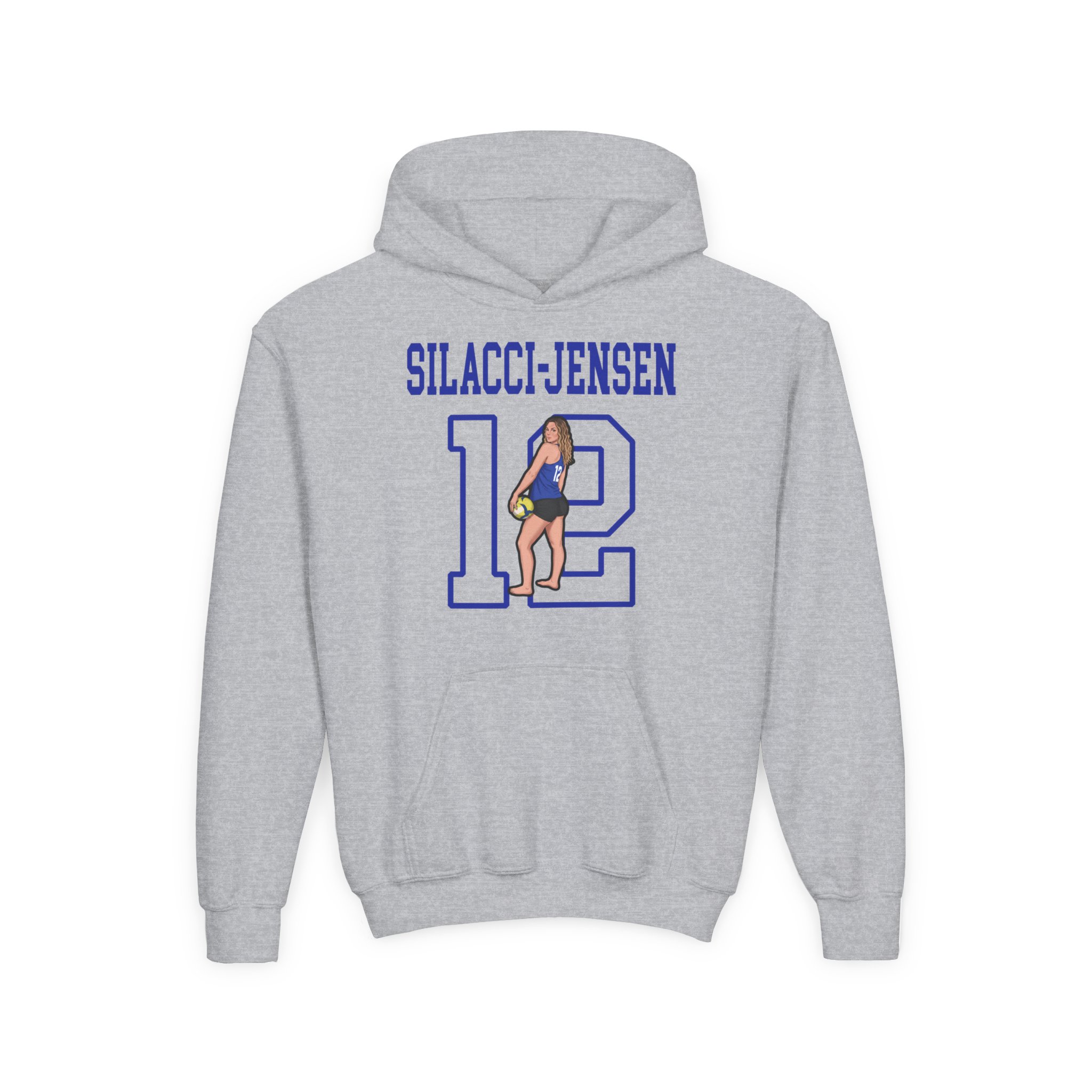 Youth Hoodie — character_shirsey in Grey