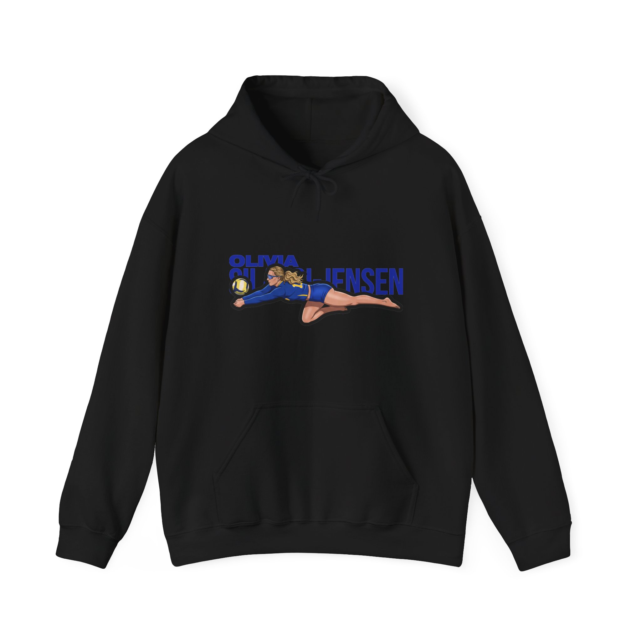 Hoodie — character_player_name in Black