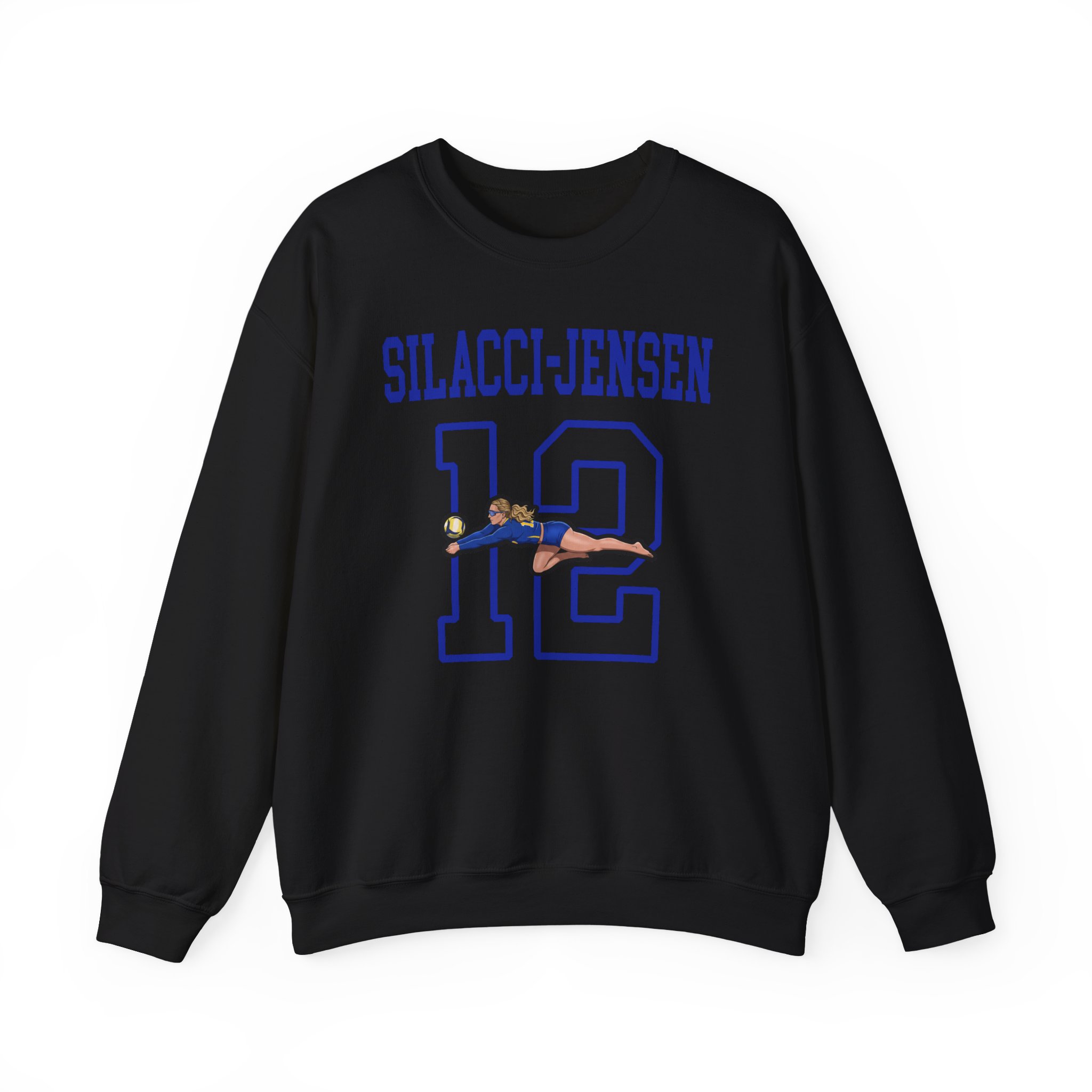 Crewneck Sweatshirt — character_shirsey in Black