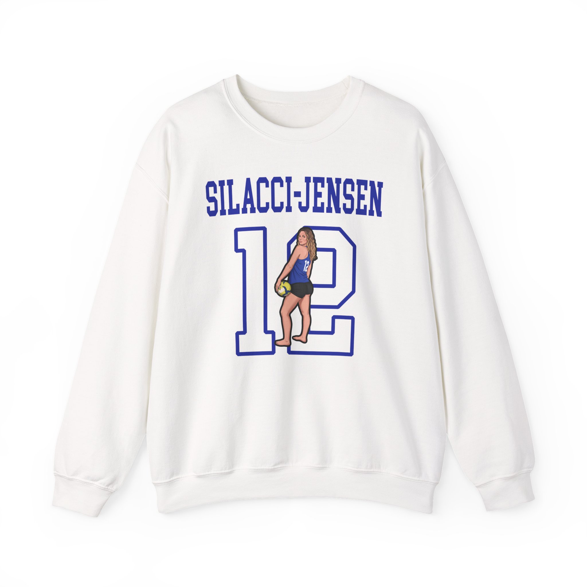 Crewneck Sweatshirt — character_shirsey in White