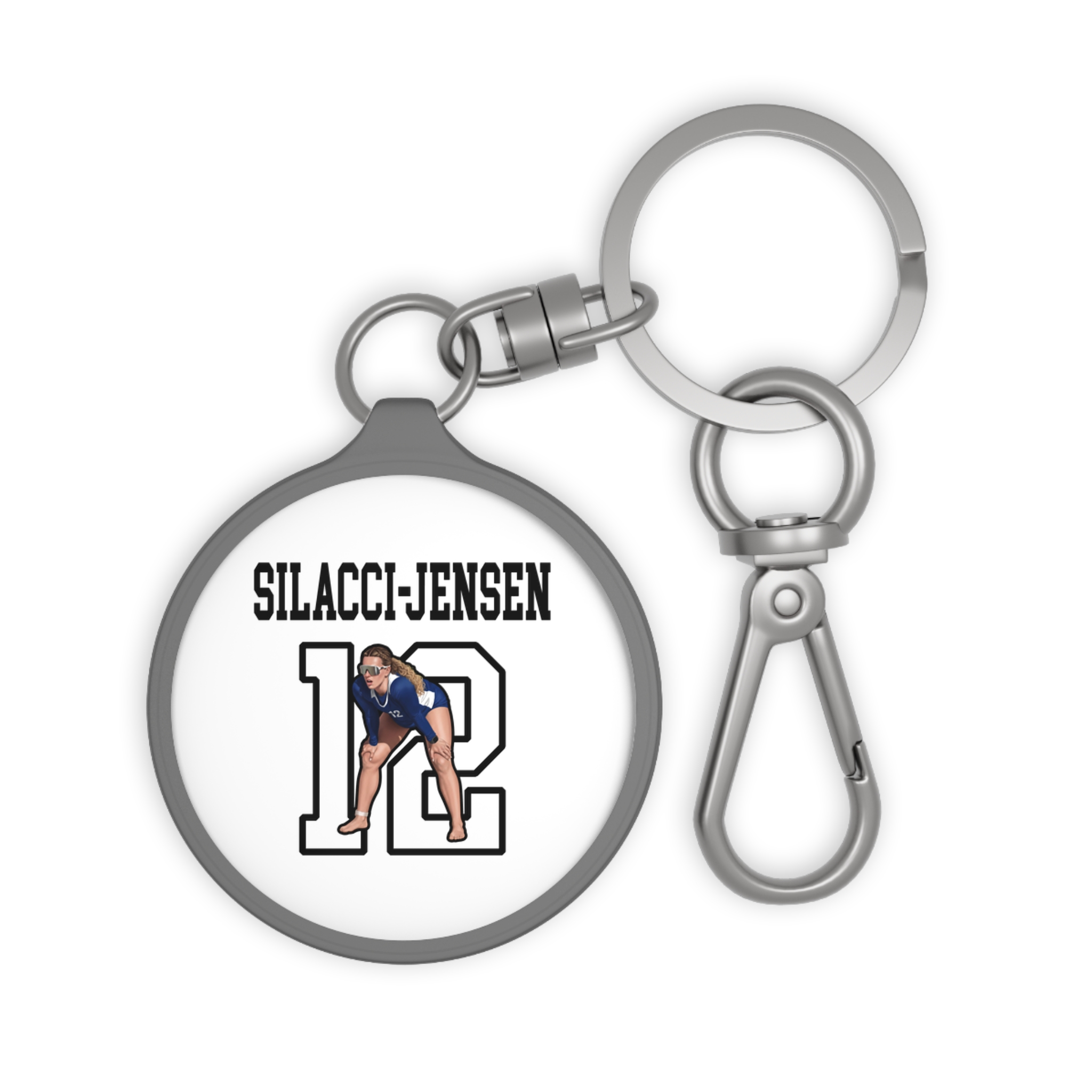 Keychain — character_shirsey in Grey