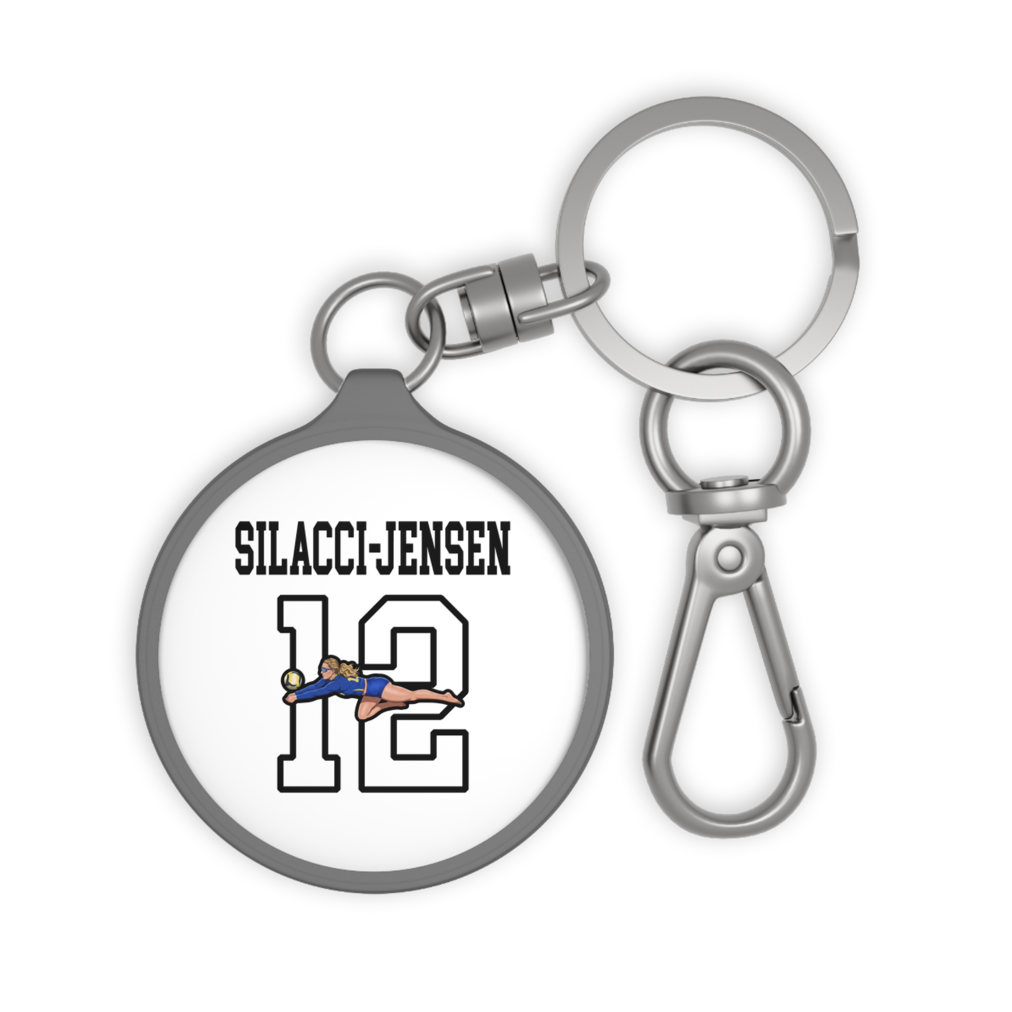 Keychain — character_shirsey in Grey