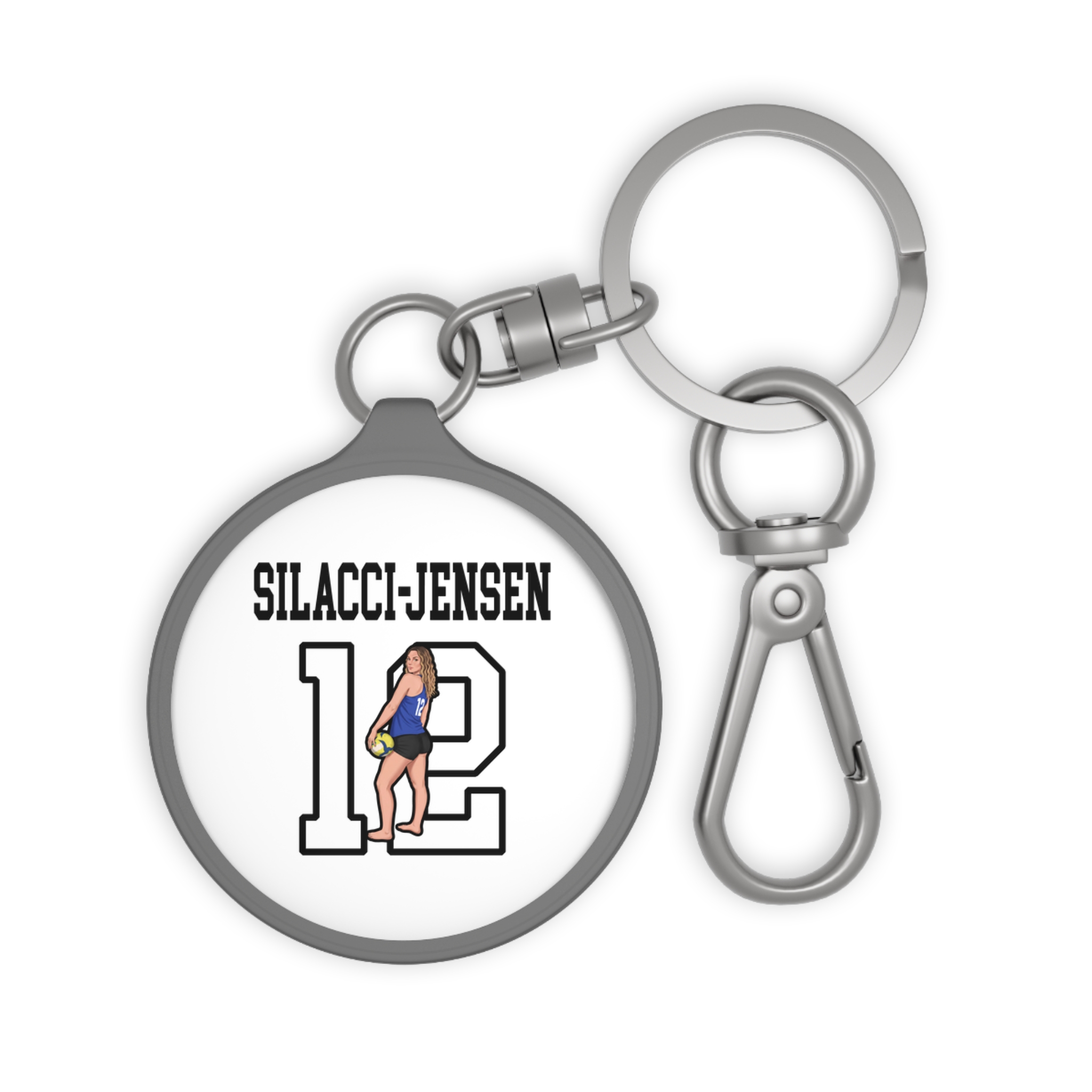 Keychain — character_shirsey in Grey