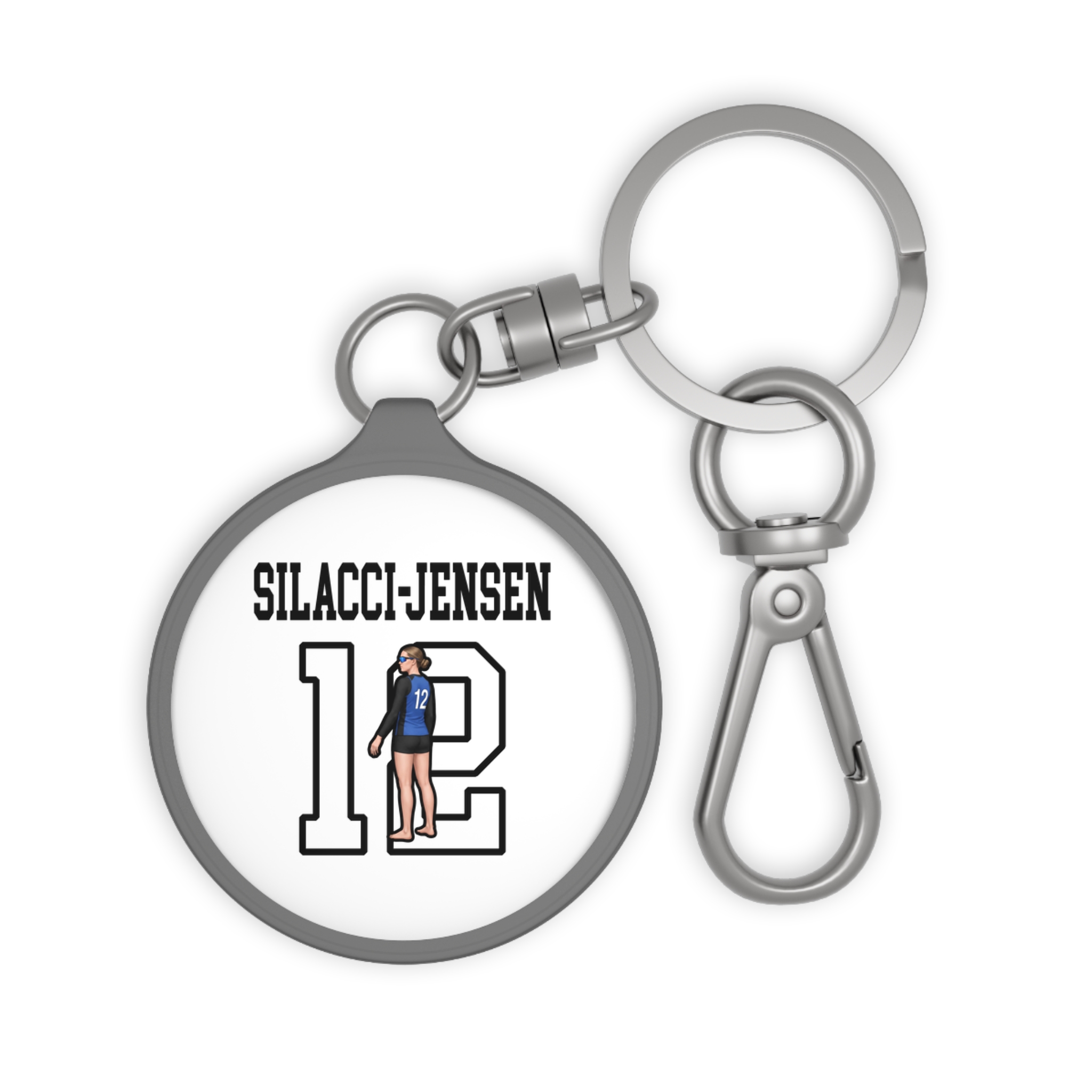 Keychain — character_shirsey in Grey