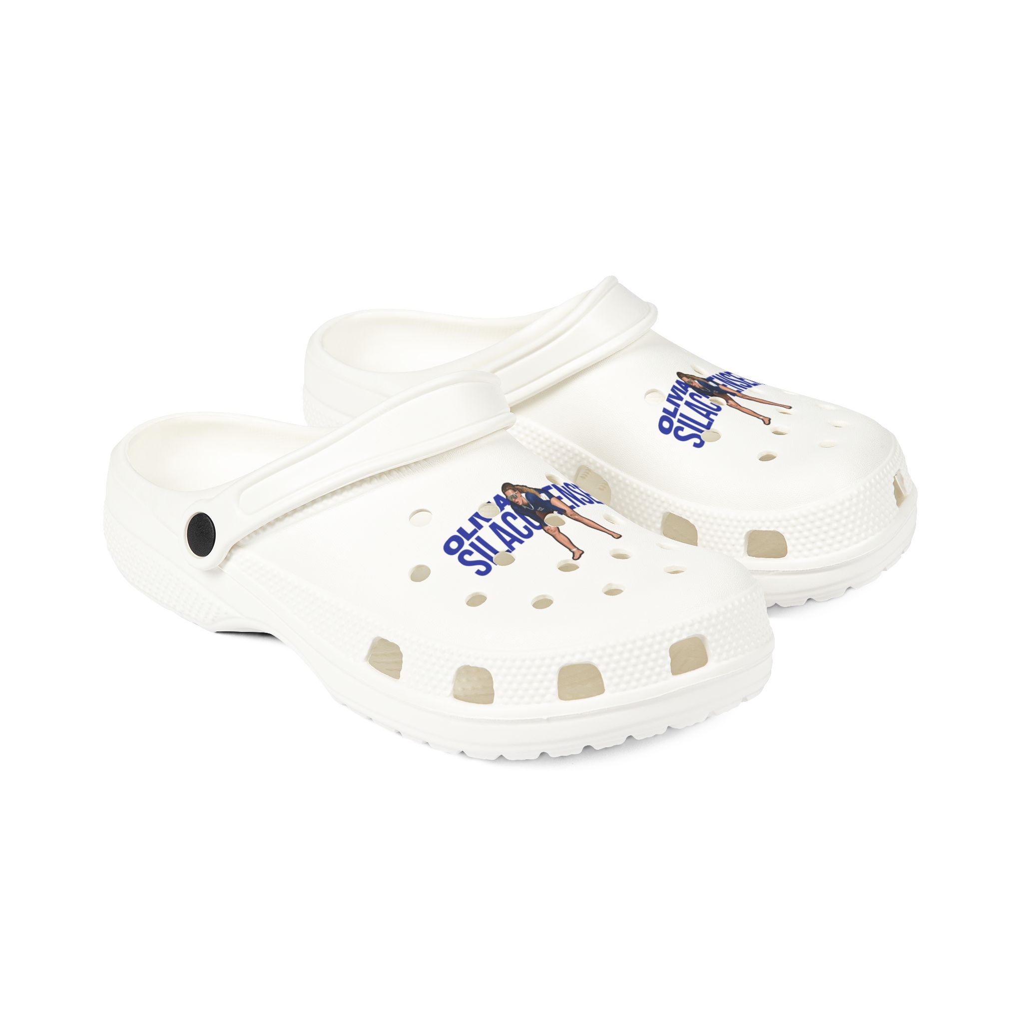 Rubber Clogs — character_player_name in White