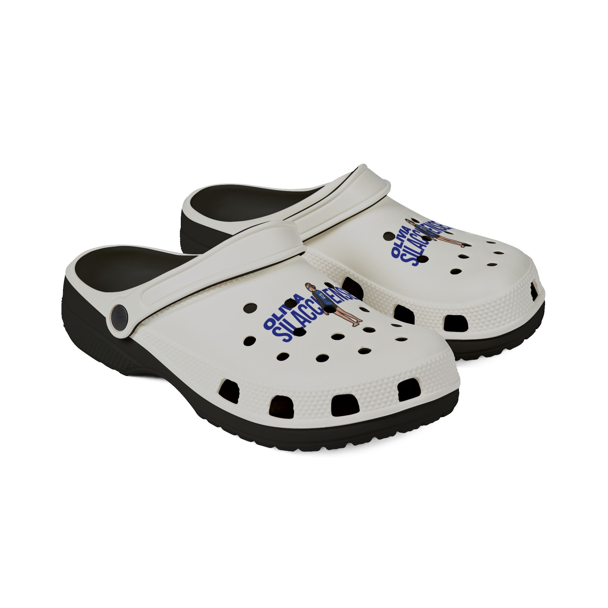 Rubber Clogs — character_player_name in Black
