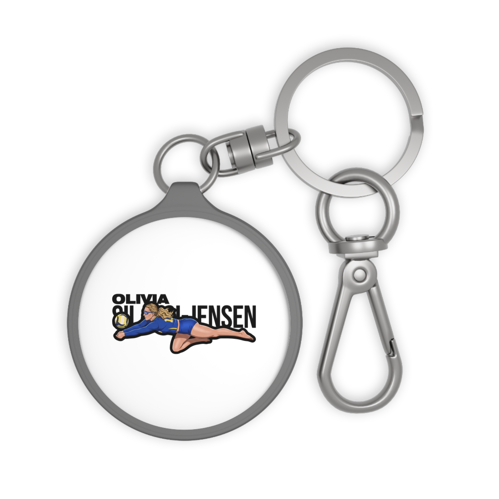 Keychain — character_player_name in Grey