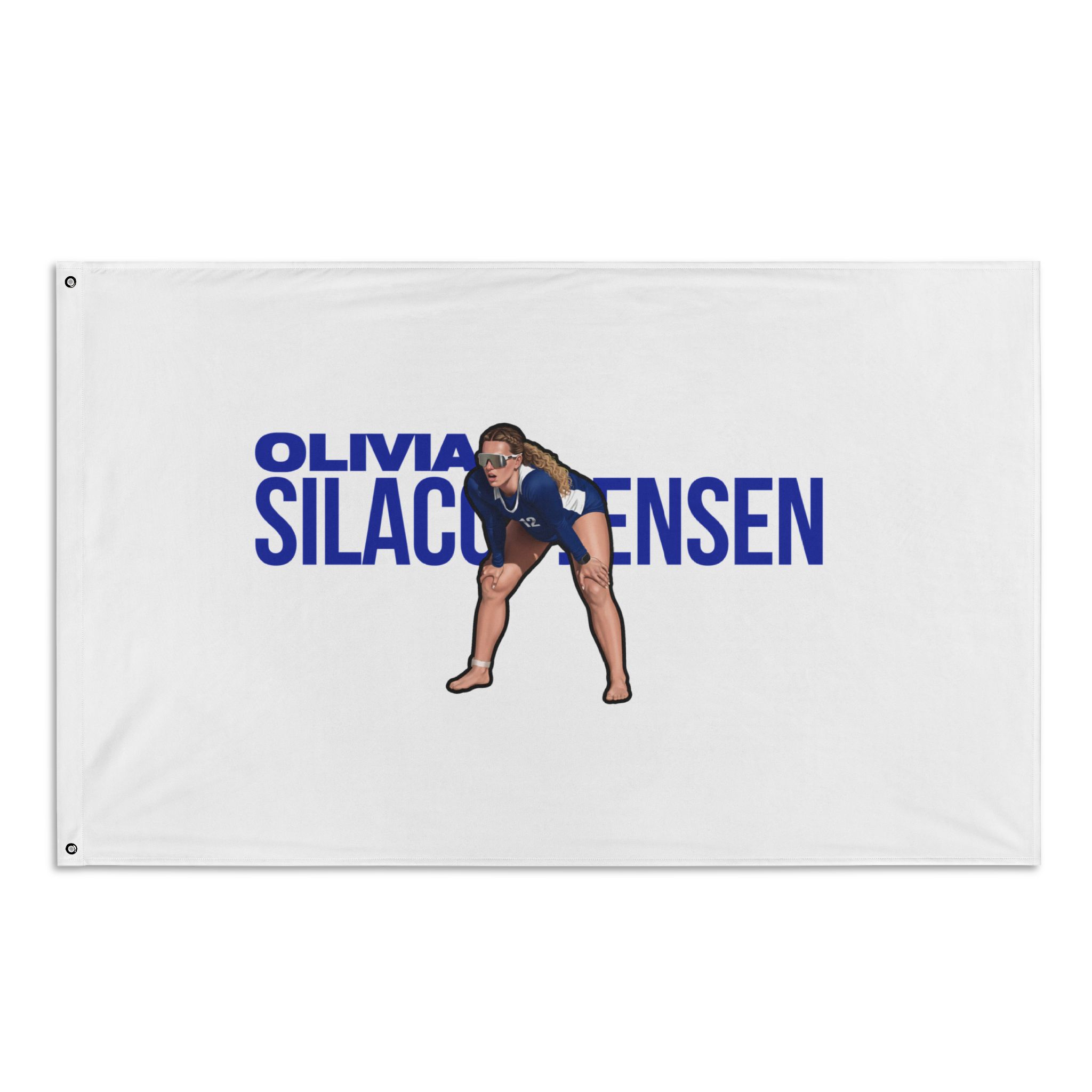 Flag (35 × 56 in) — character_player_name in Classic