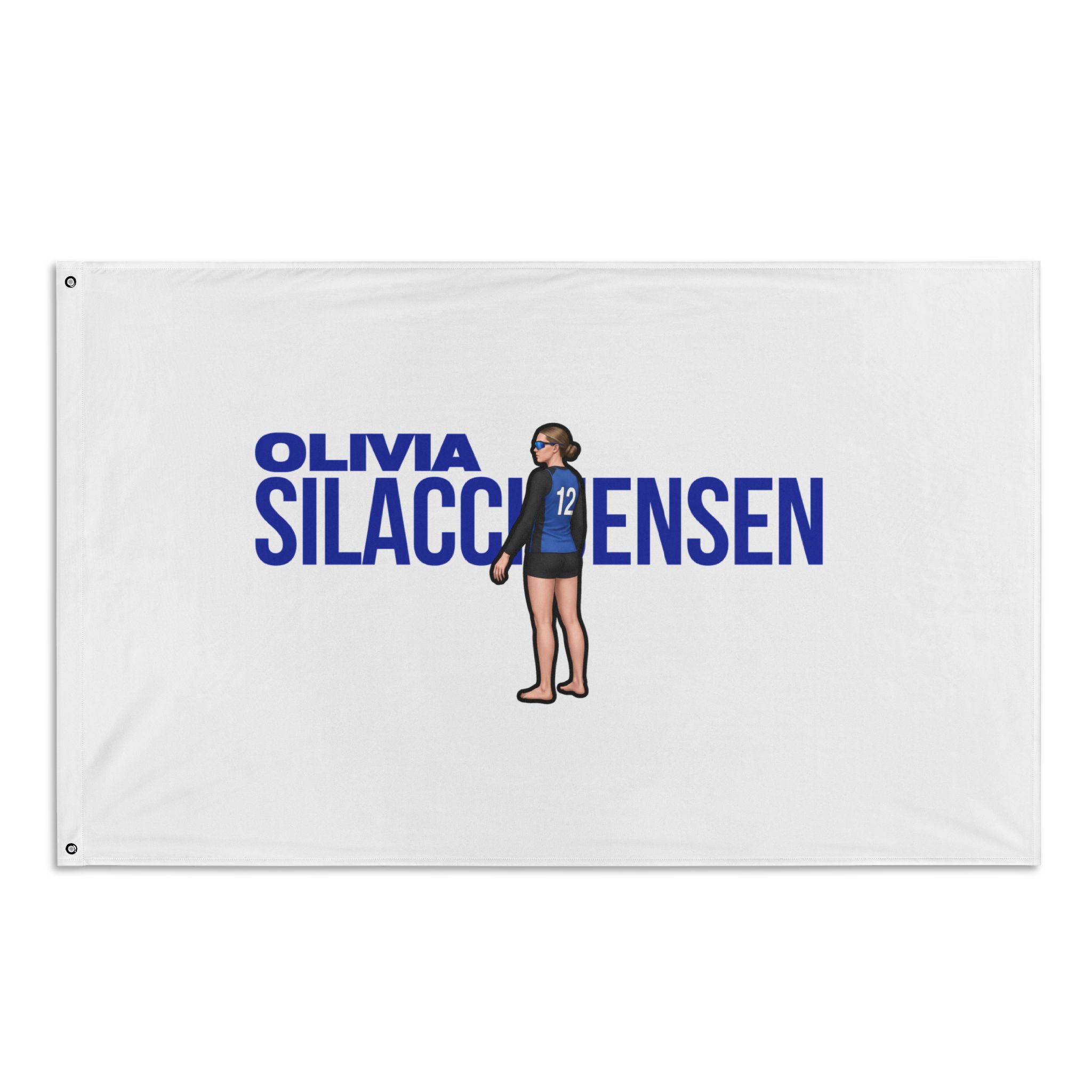 Flag (35 × 56 in) — character_player_name in Classic