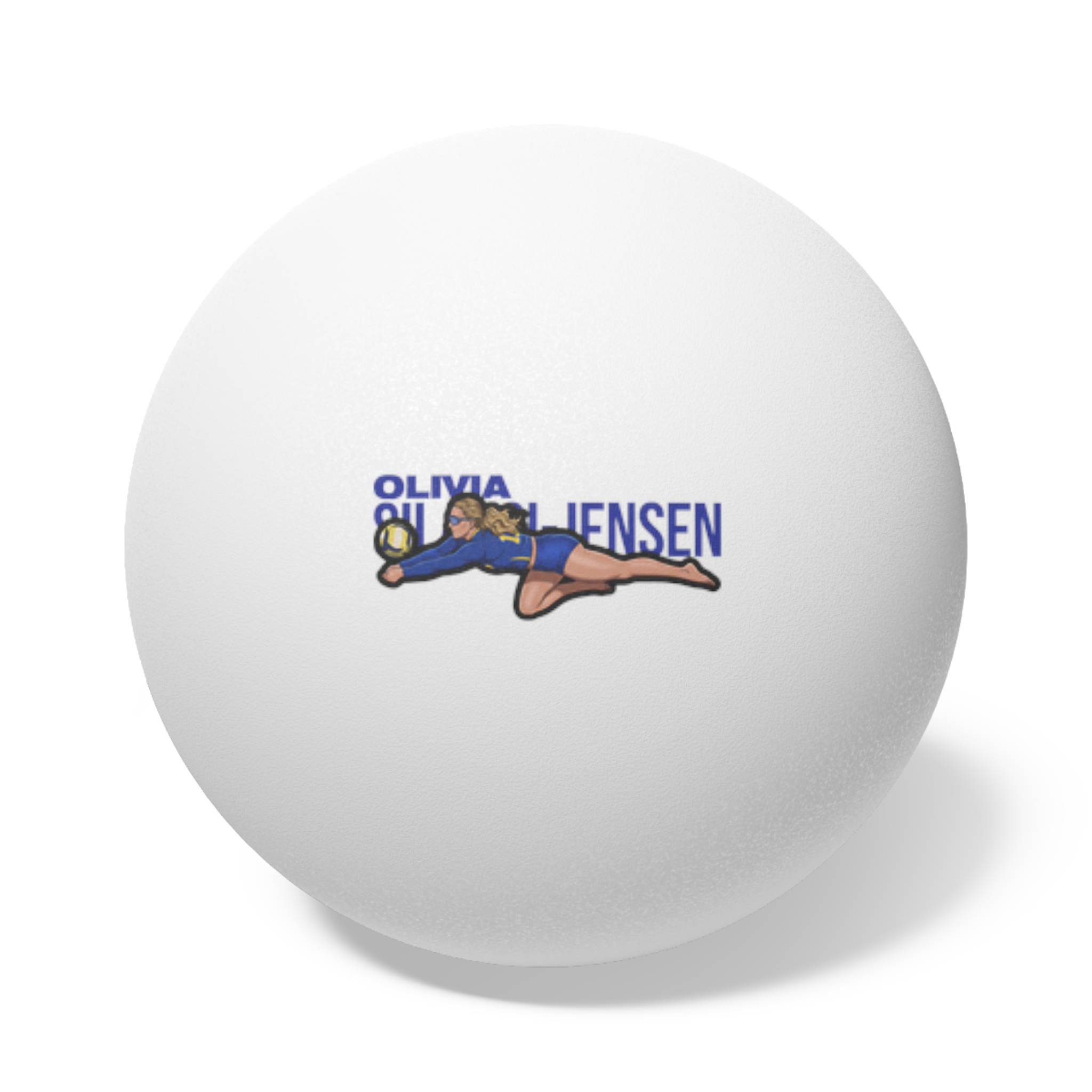 Ping Pong Balls, 6 pcs — character_player_name in White
