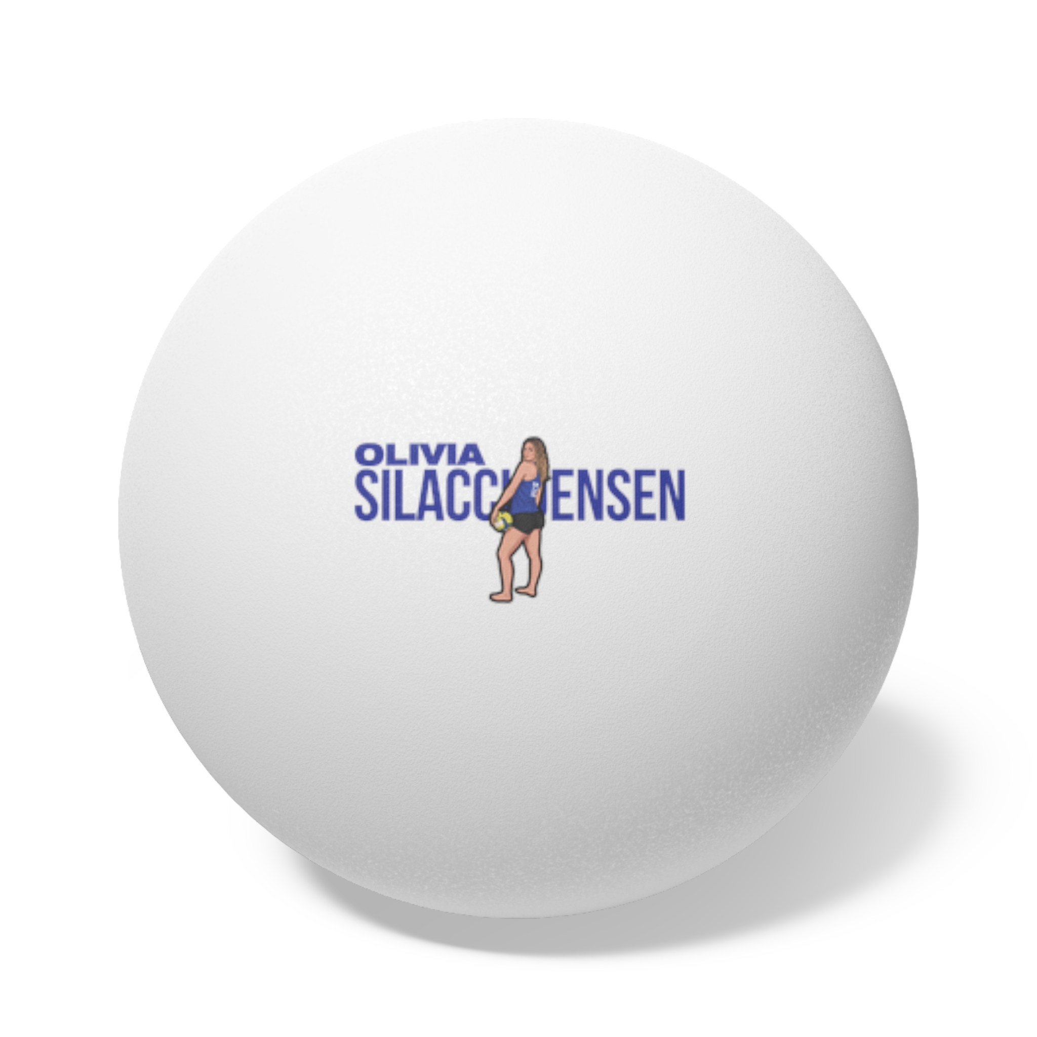 Ping Pong Balls, 6 pcs — character_player_name in White