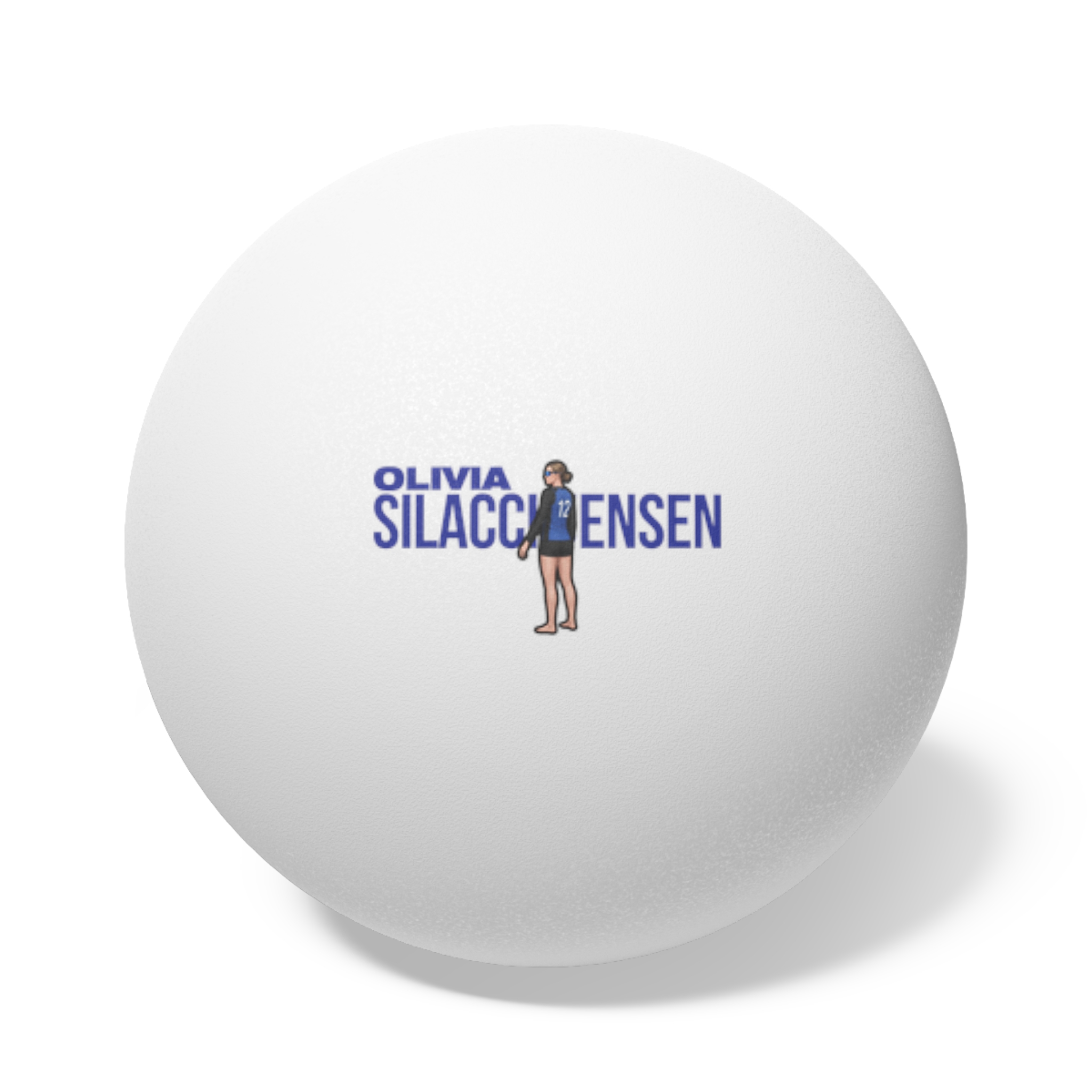 Ping Pong Balls, 6 pcs — character_player_name in White