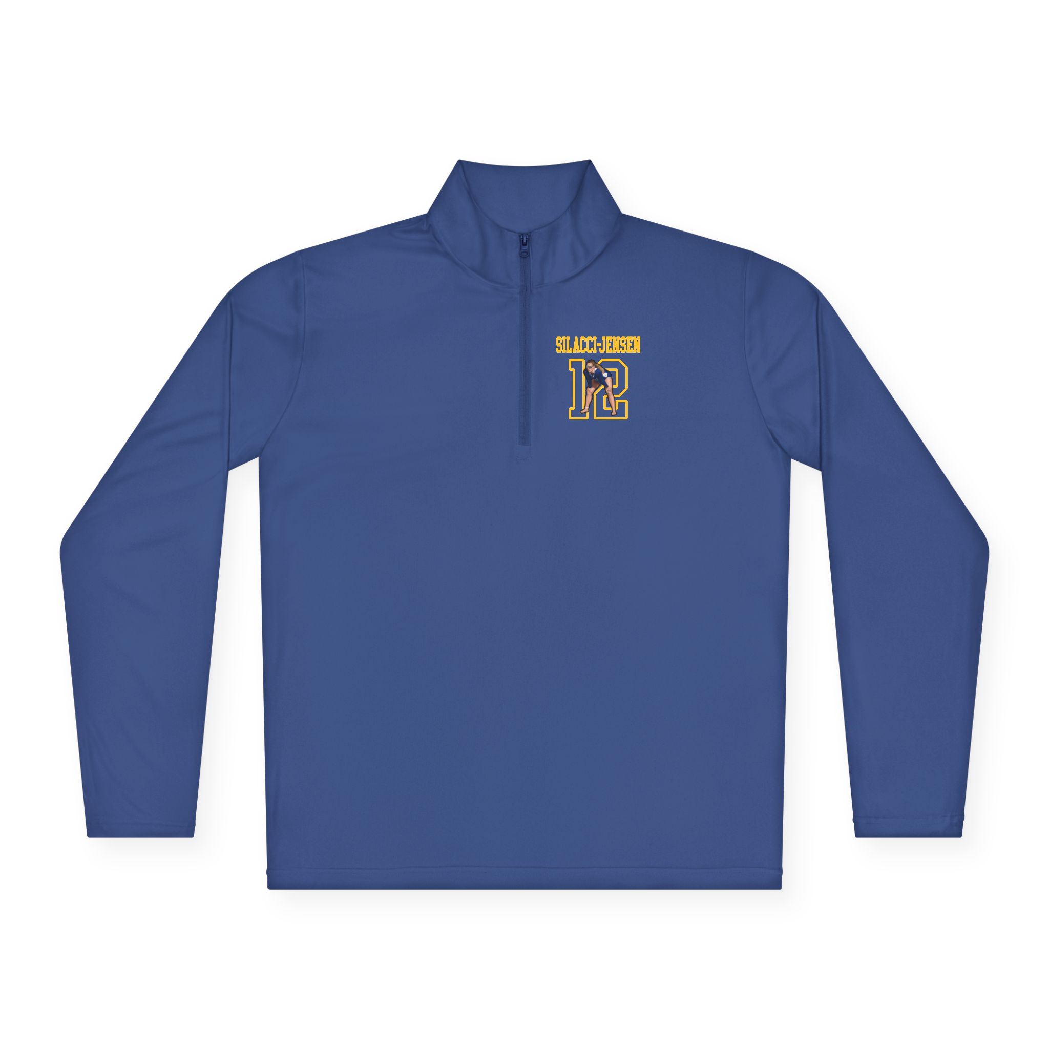 Q-Zip Pullover — character_shirsey in Royal