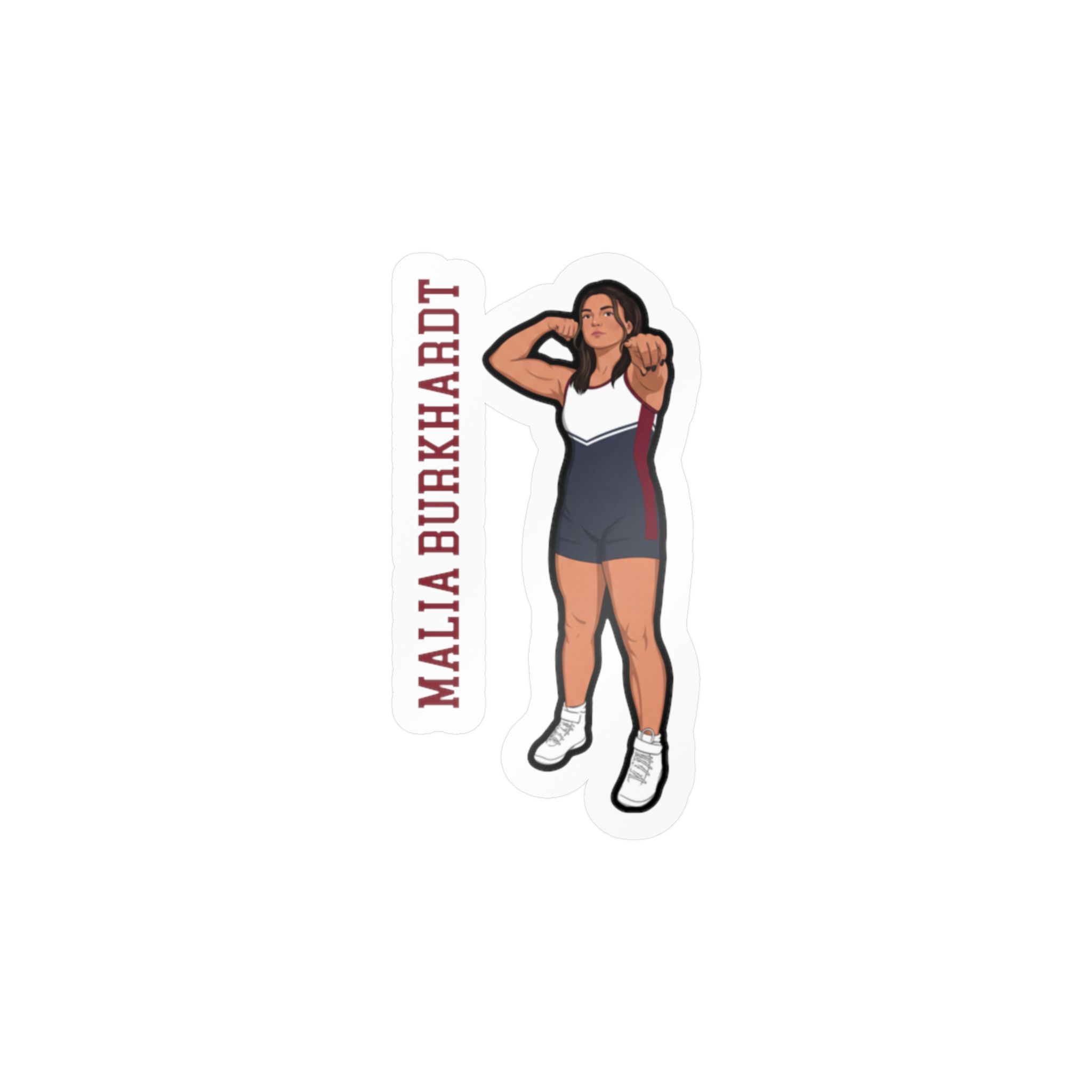 Vinyl Sticker — character_name_vertical in Classic