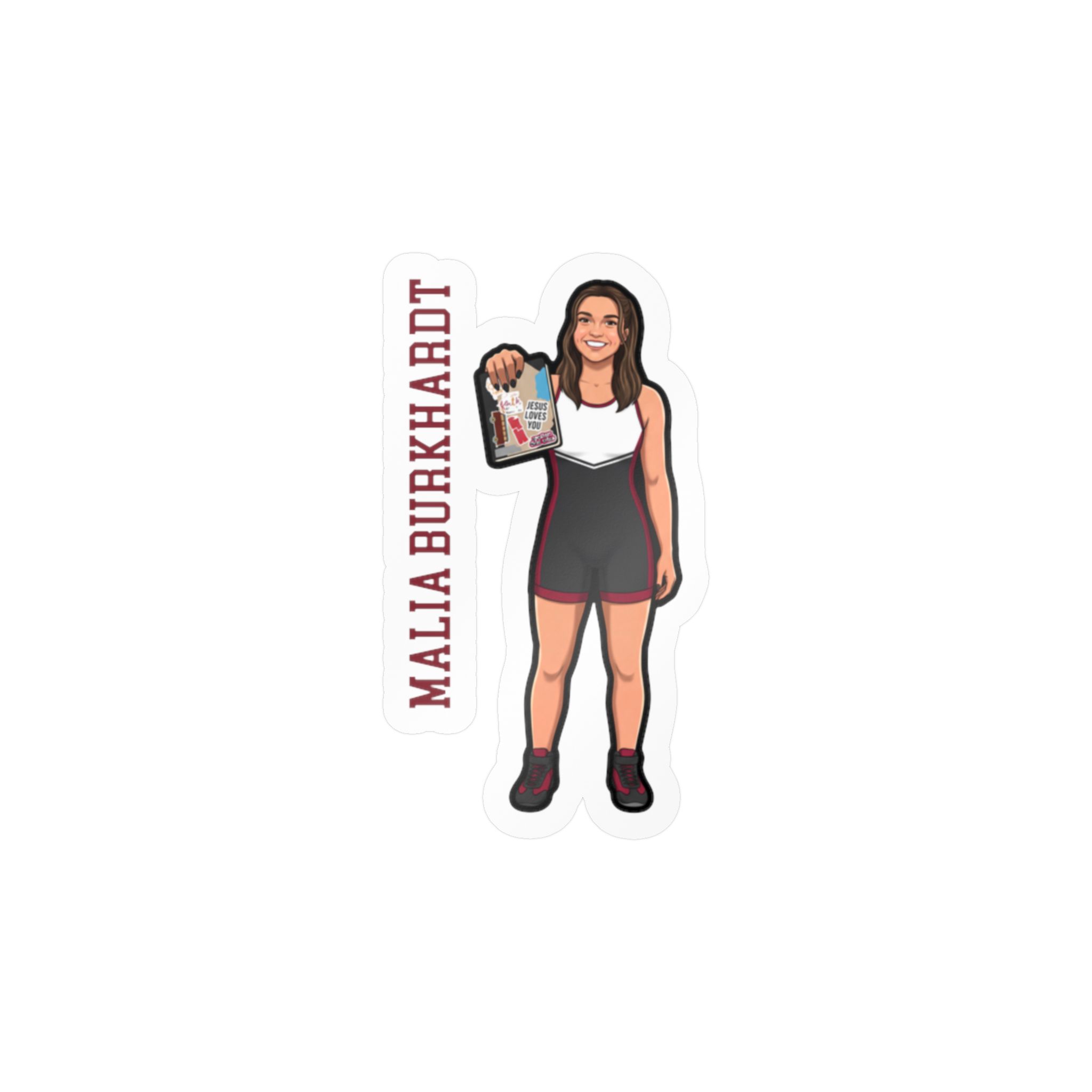 Vinyl Sticker — character_name_vertical in Classic