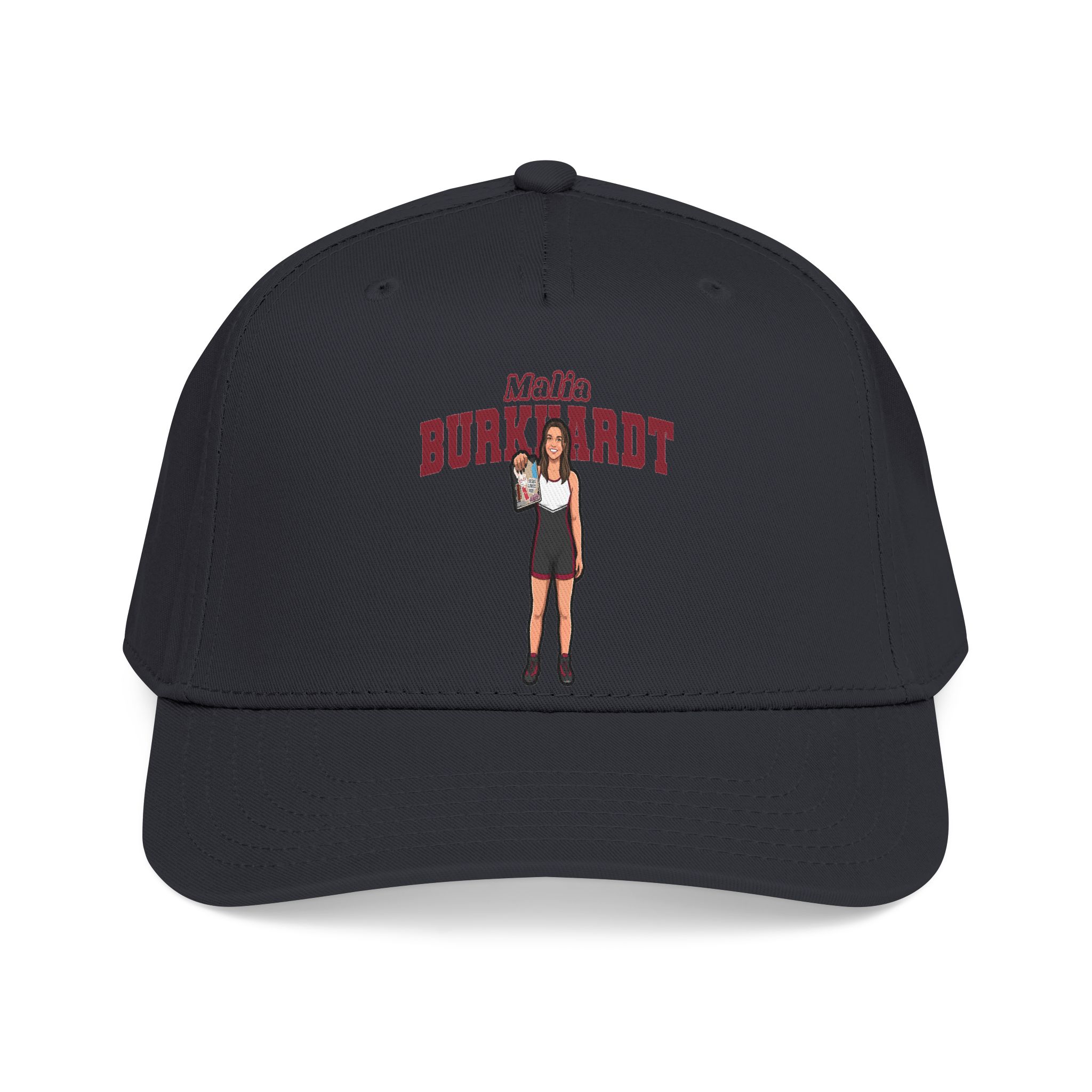 Baseball Cap — character_name_arch in Black