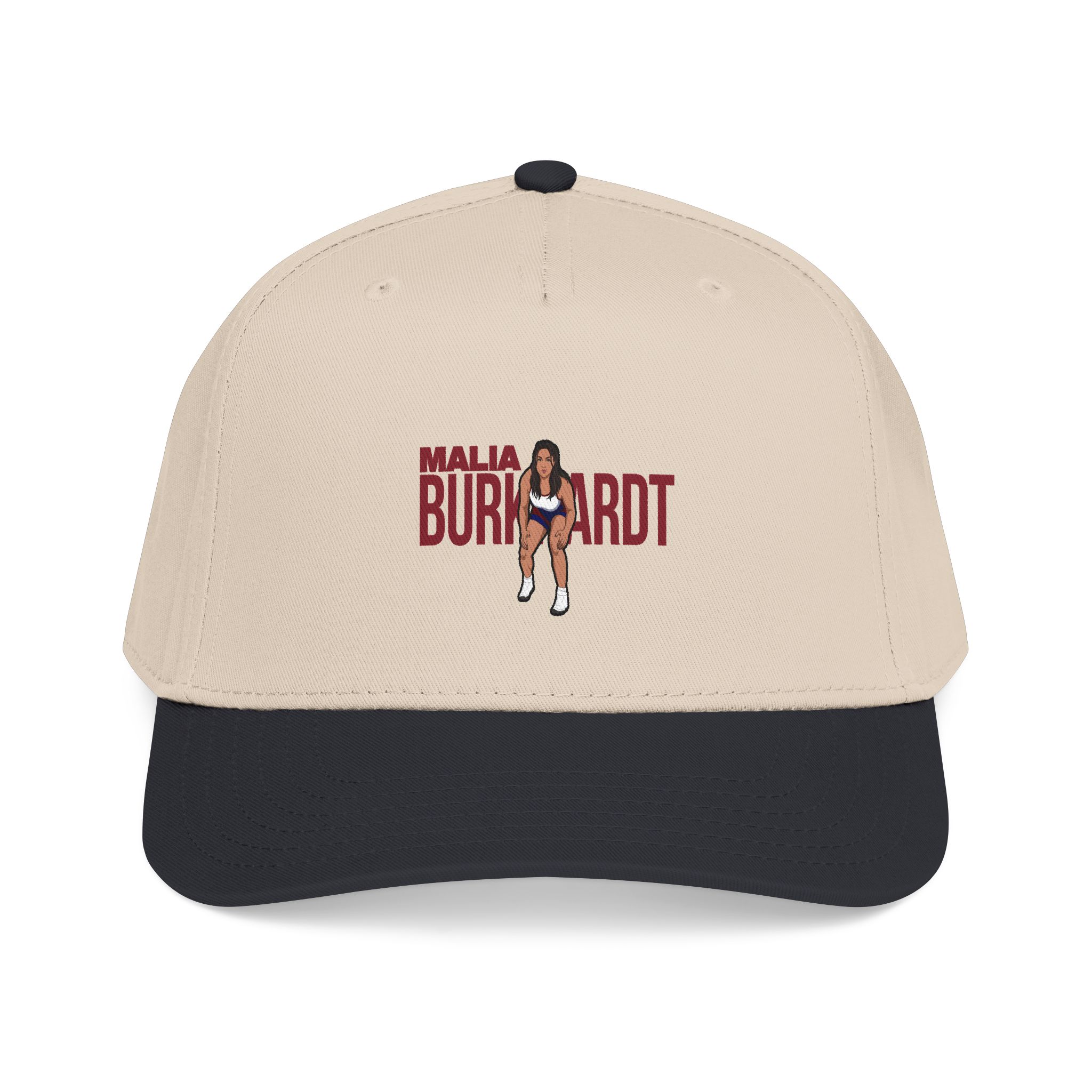 Baseball Cap — character_player_name in Black / Natural