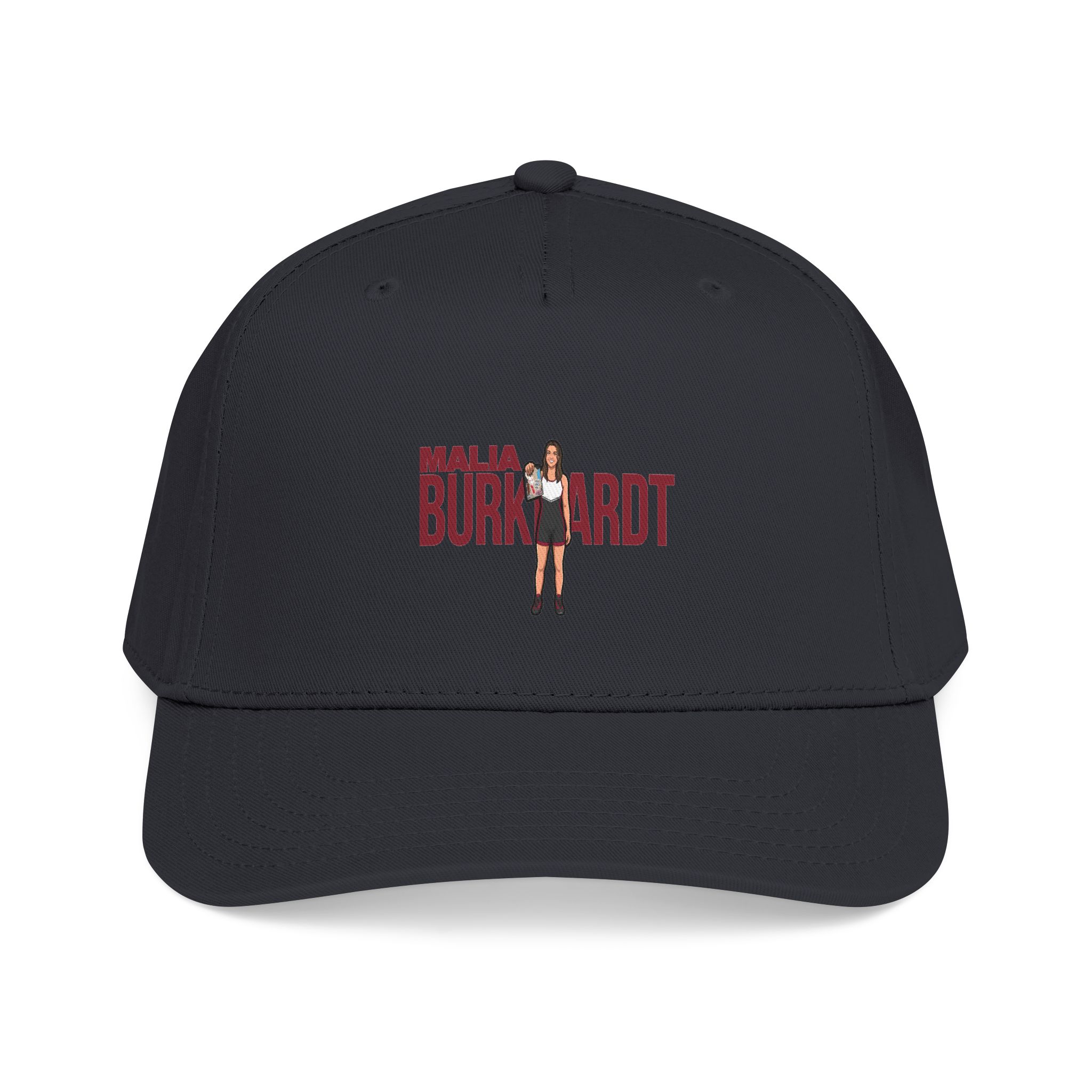 Baseball Cap — character_player_name in Black