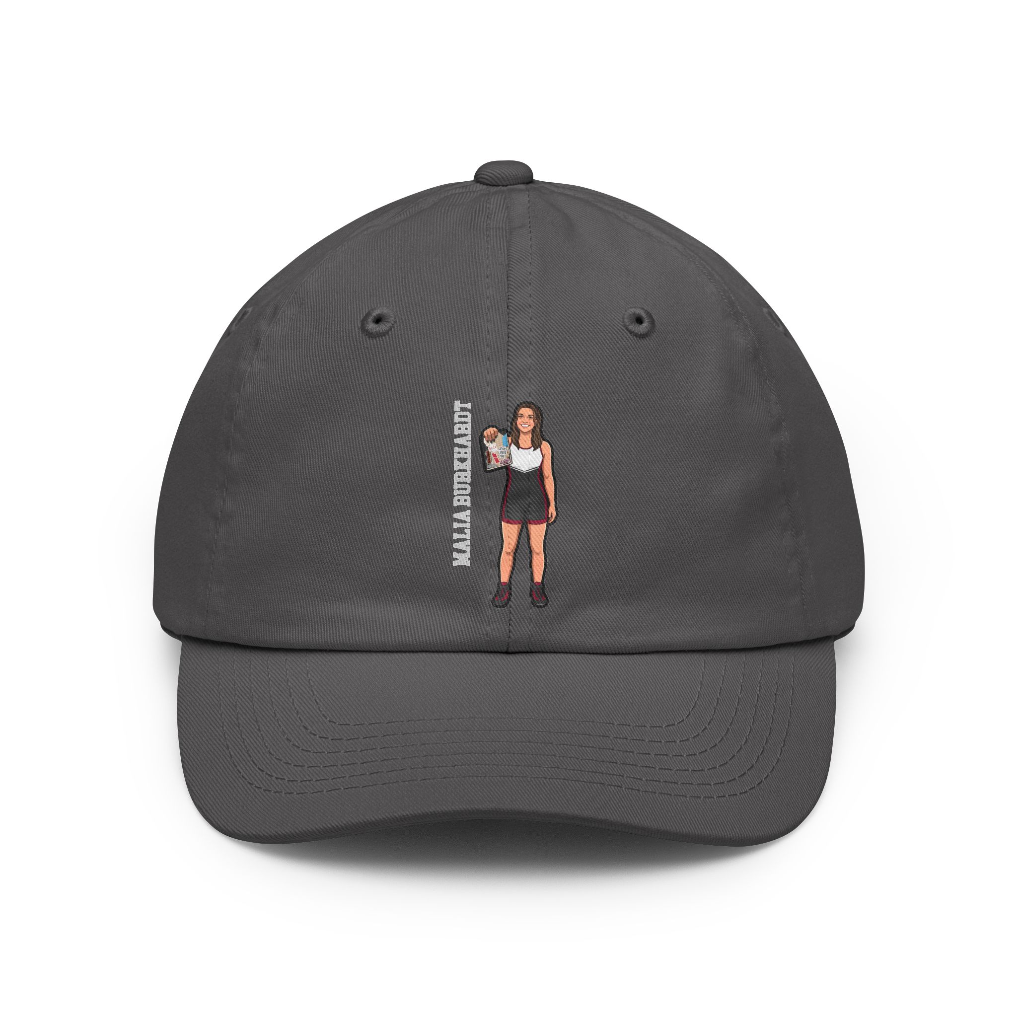 Classic Cap — character_name_vertical in Grey