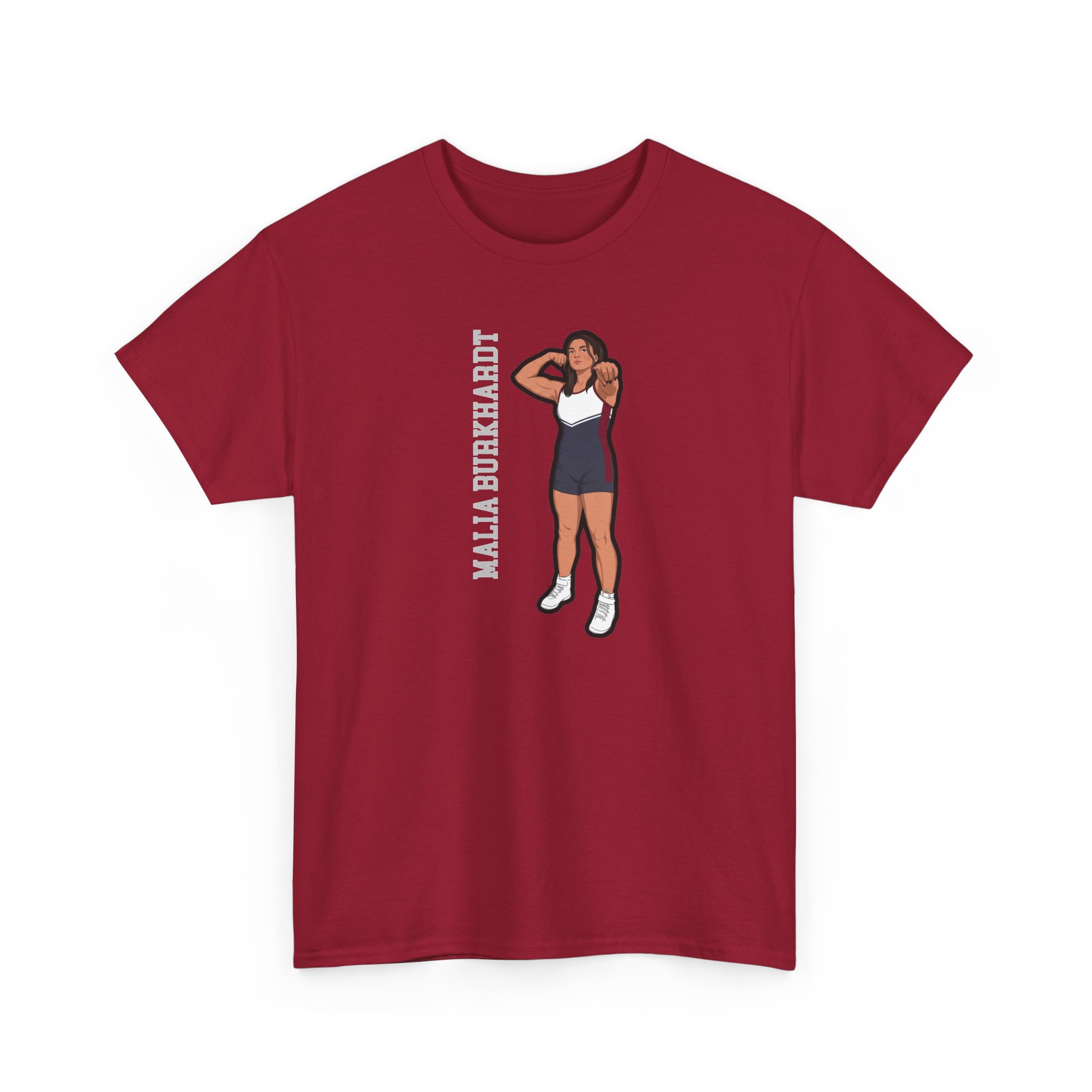 Tee — character_name_vertical in Cardinal