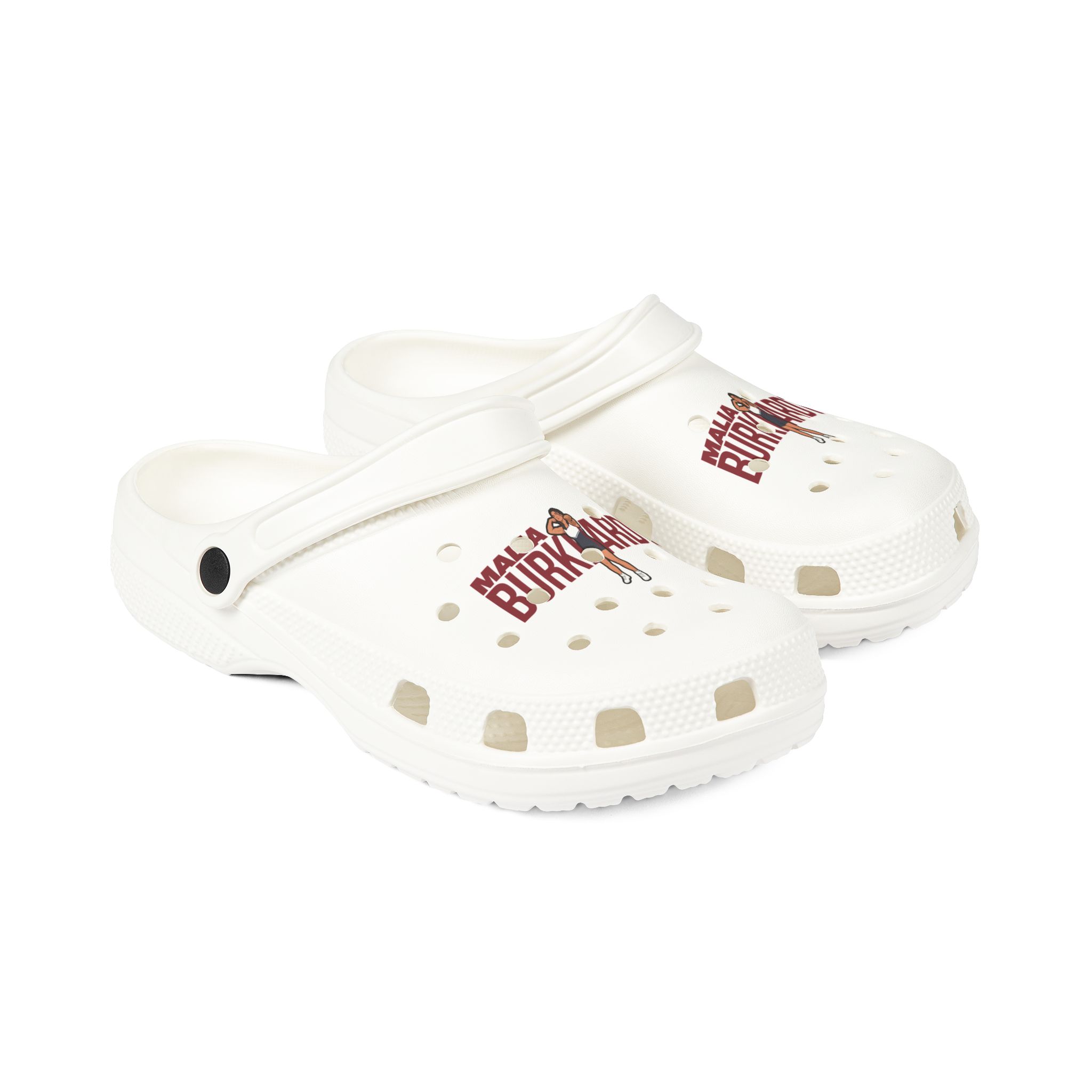 Rubber Clogs — character_player_name in White