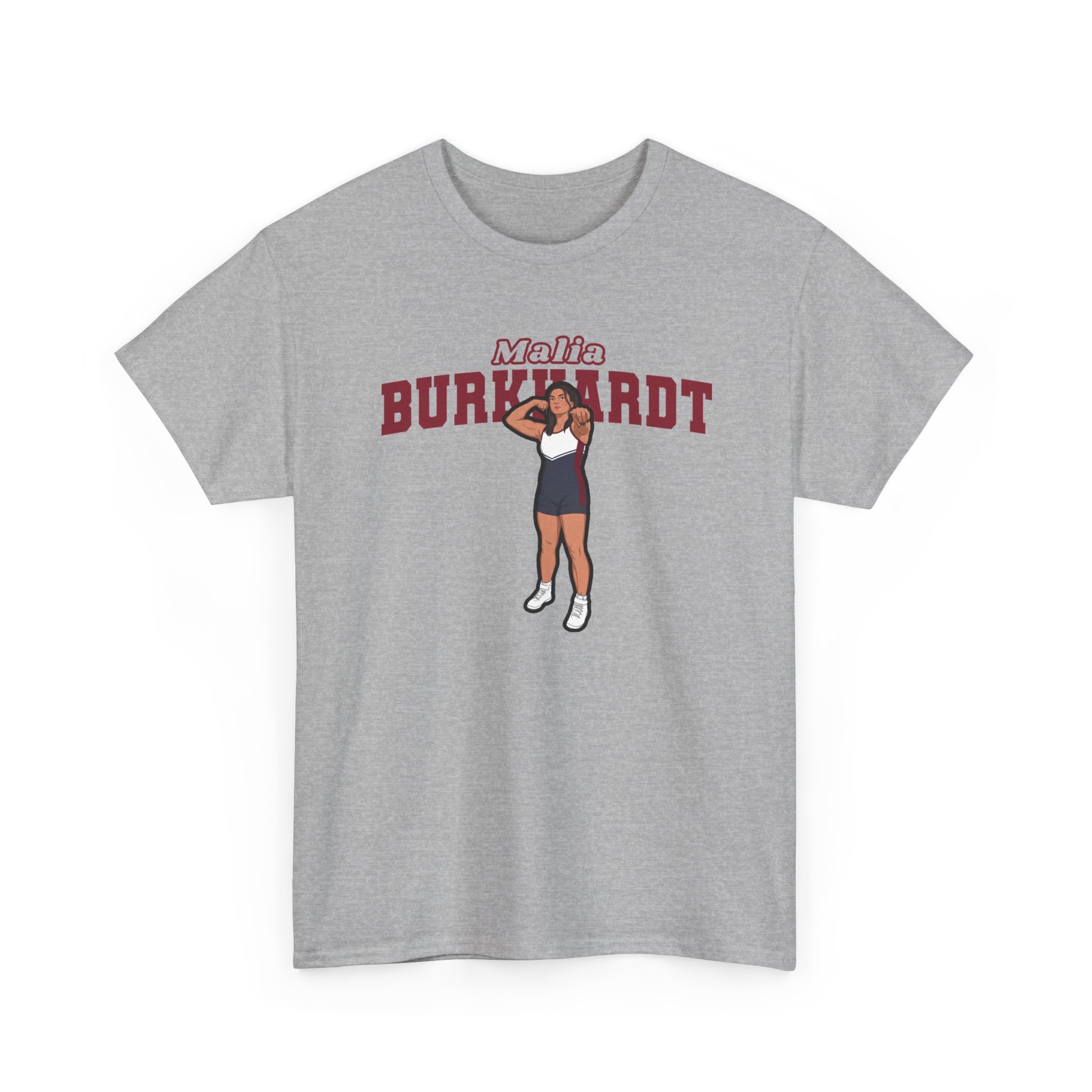 Tee — character_name_arch in Grey