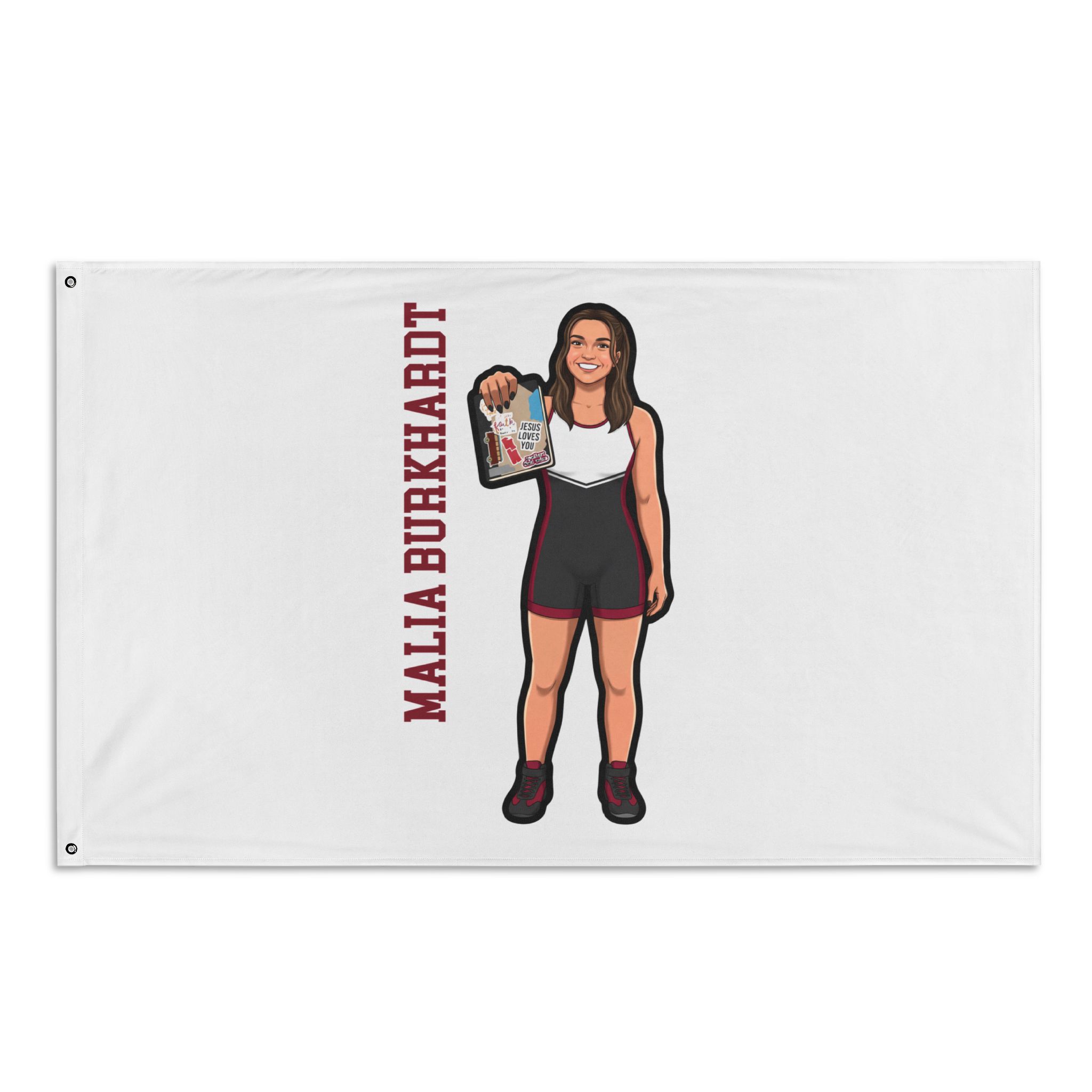Flag (35 × 56 in) — character_name_vertical in Classic