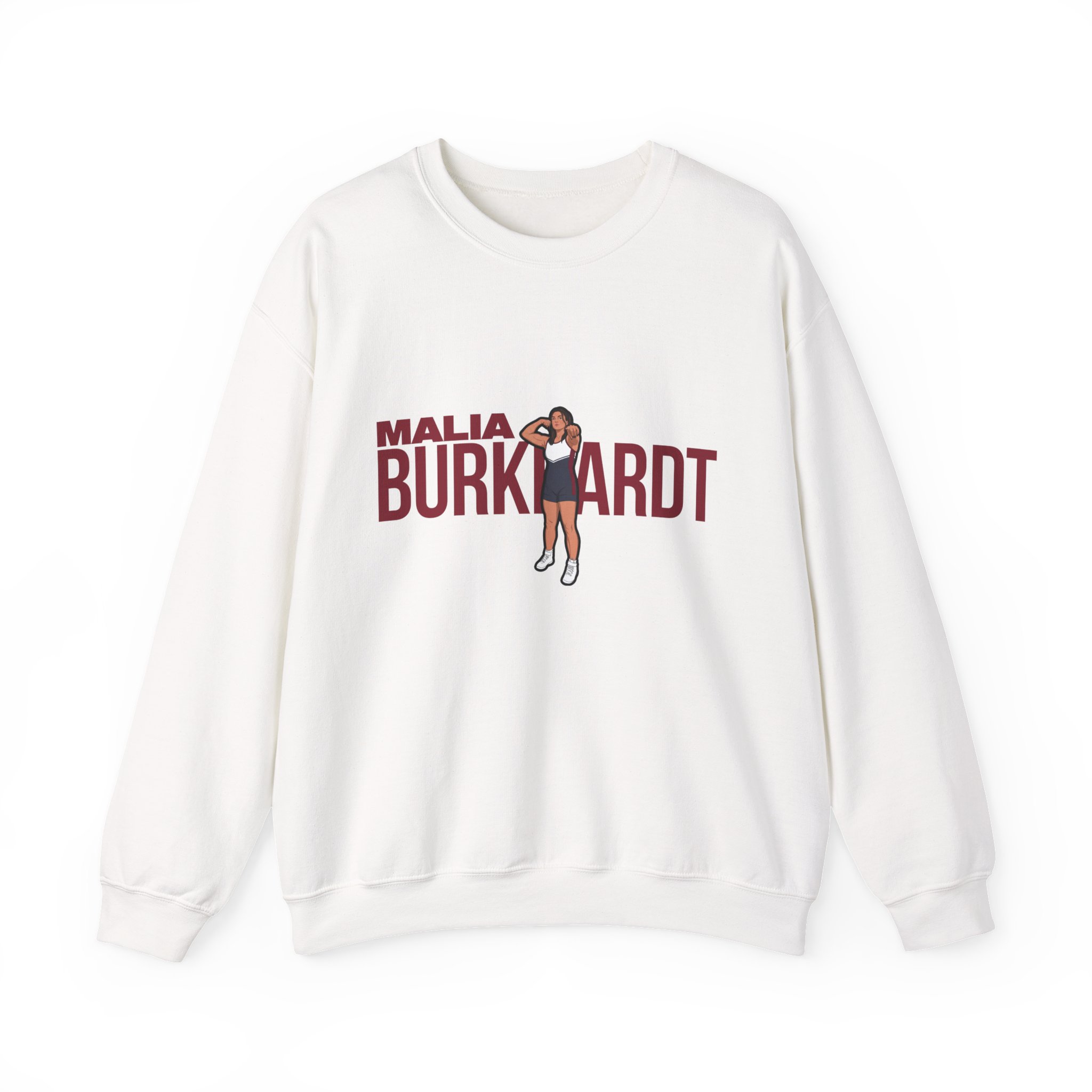 Crewneck Sweatshirt — character_player_name in White
