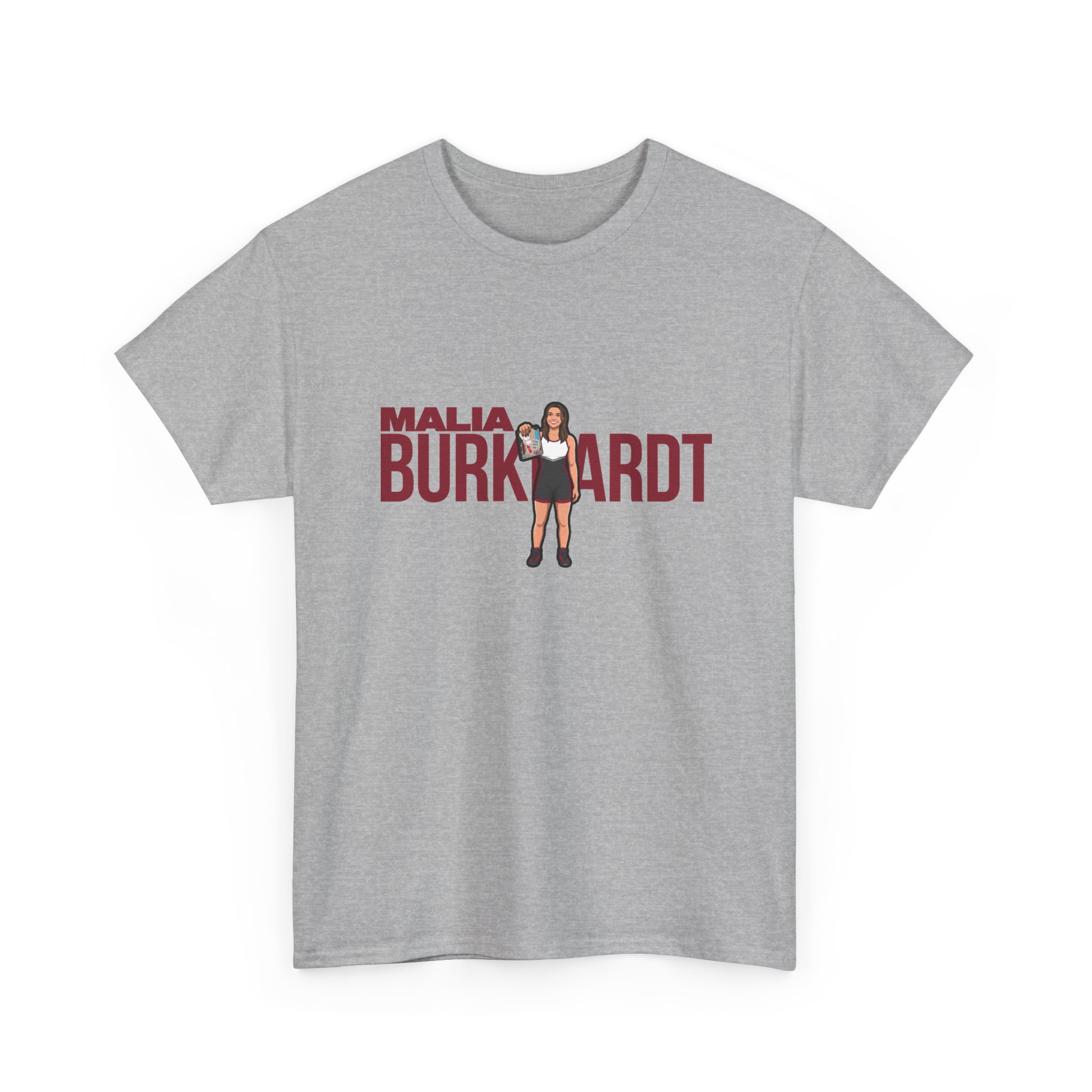 Tee — character_player_name in Grey