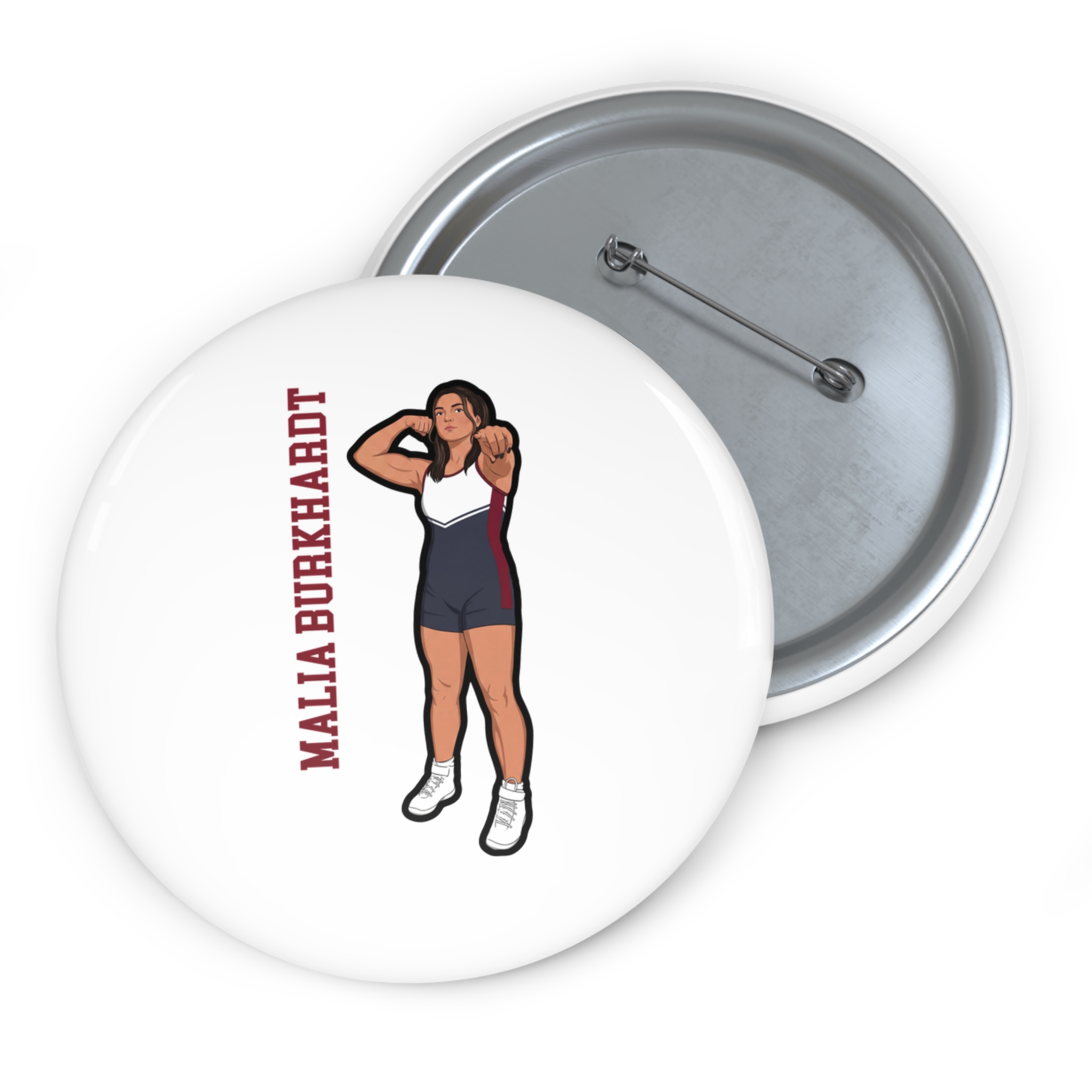 Game Day Pin — character_name_vertical in Classic
