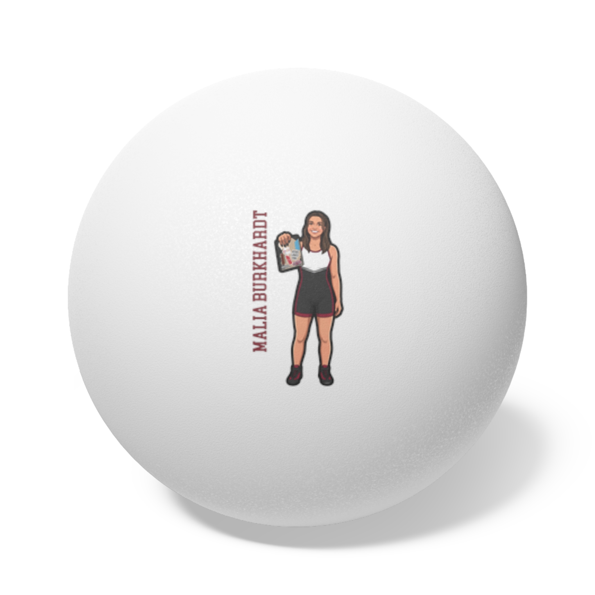 Ping Pong Balls, 6 pcs — character_name_vertical in White