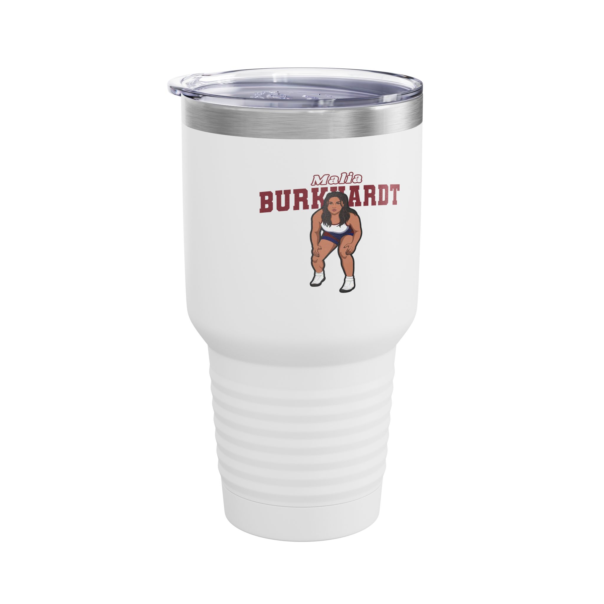 30oz Tumbler — character_name_arch in White