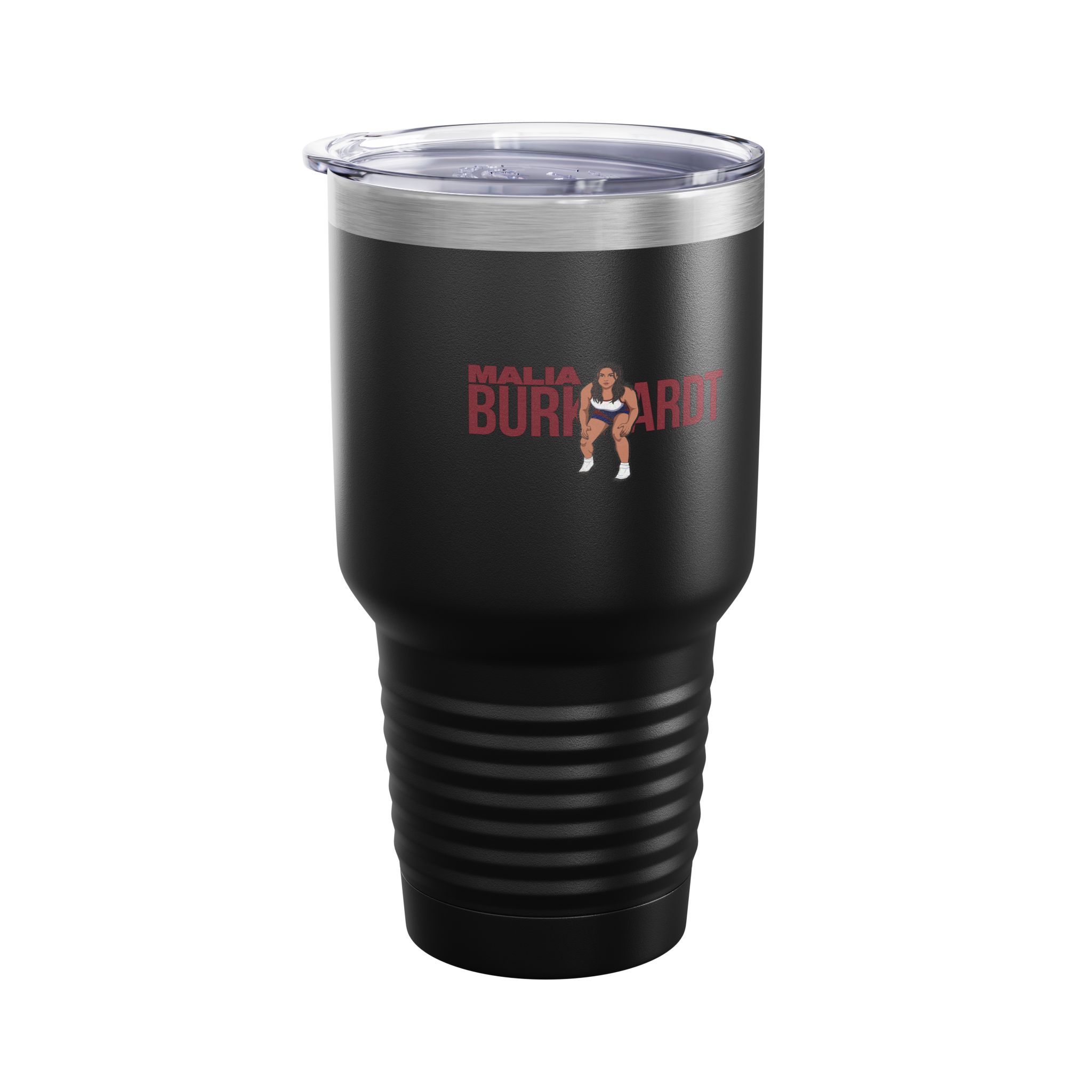 30oz Tumbler — character_player_name in Black