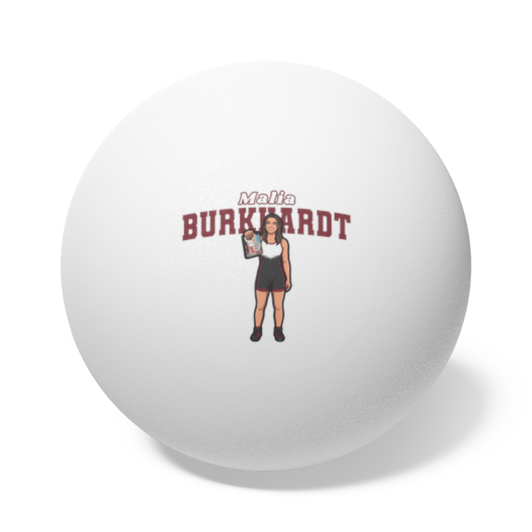 Ping Pong Balls, 6 pcs — character_name_arch in White