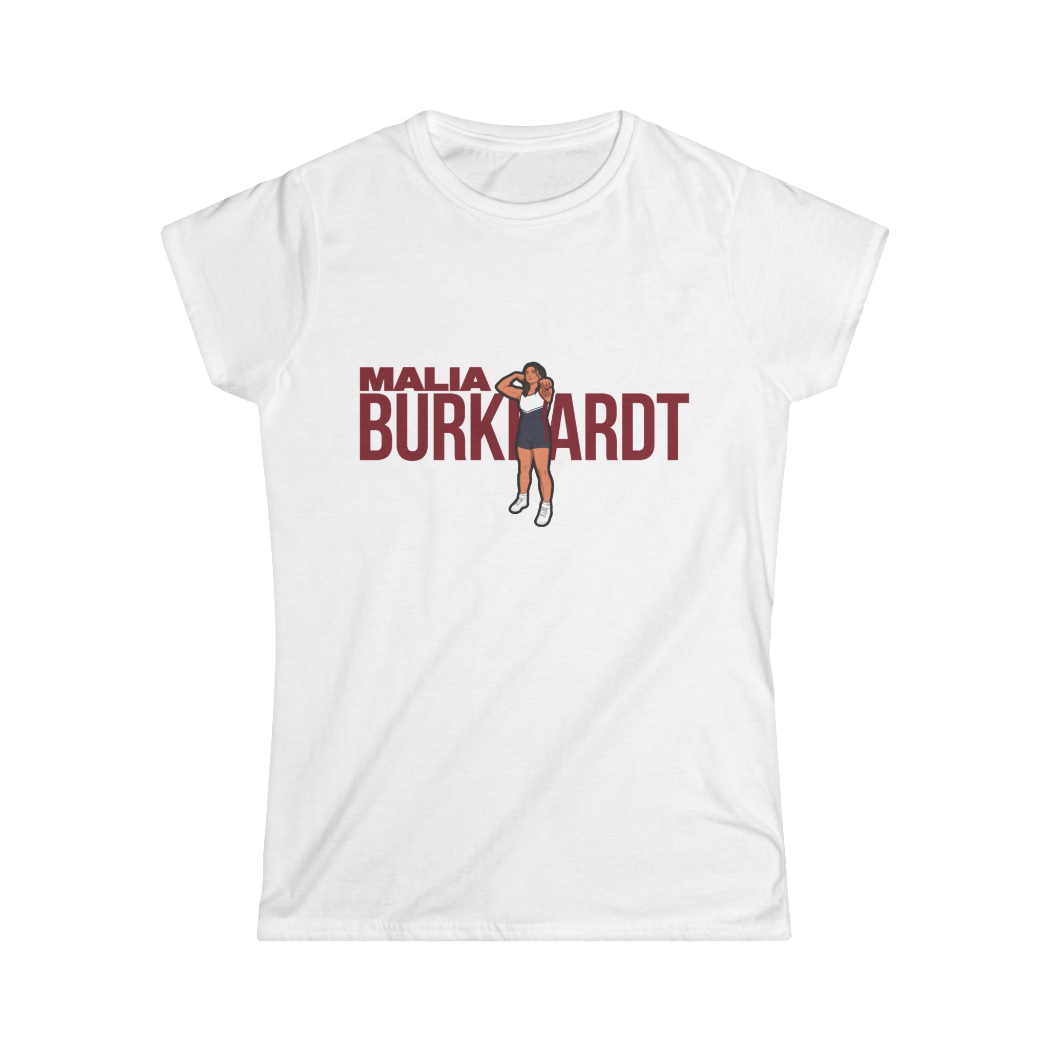 Women's Softstyle Tee — character_player_name in White