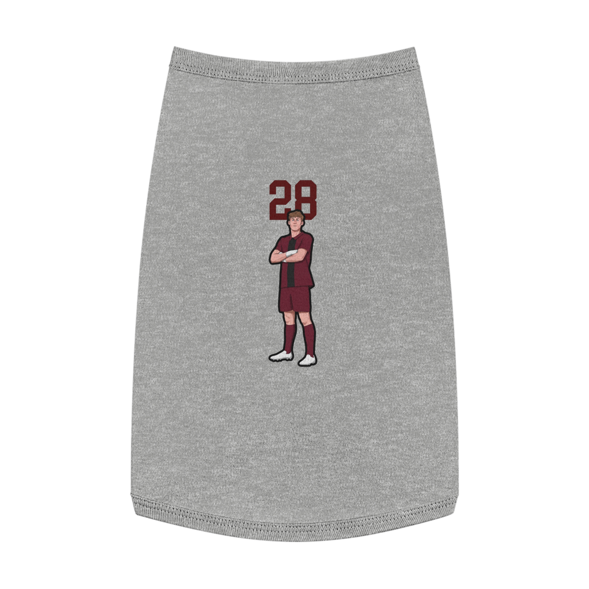 Pet Tank Top — character_number_top in White