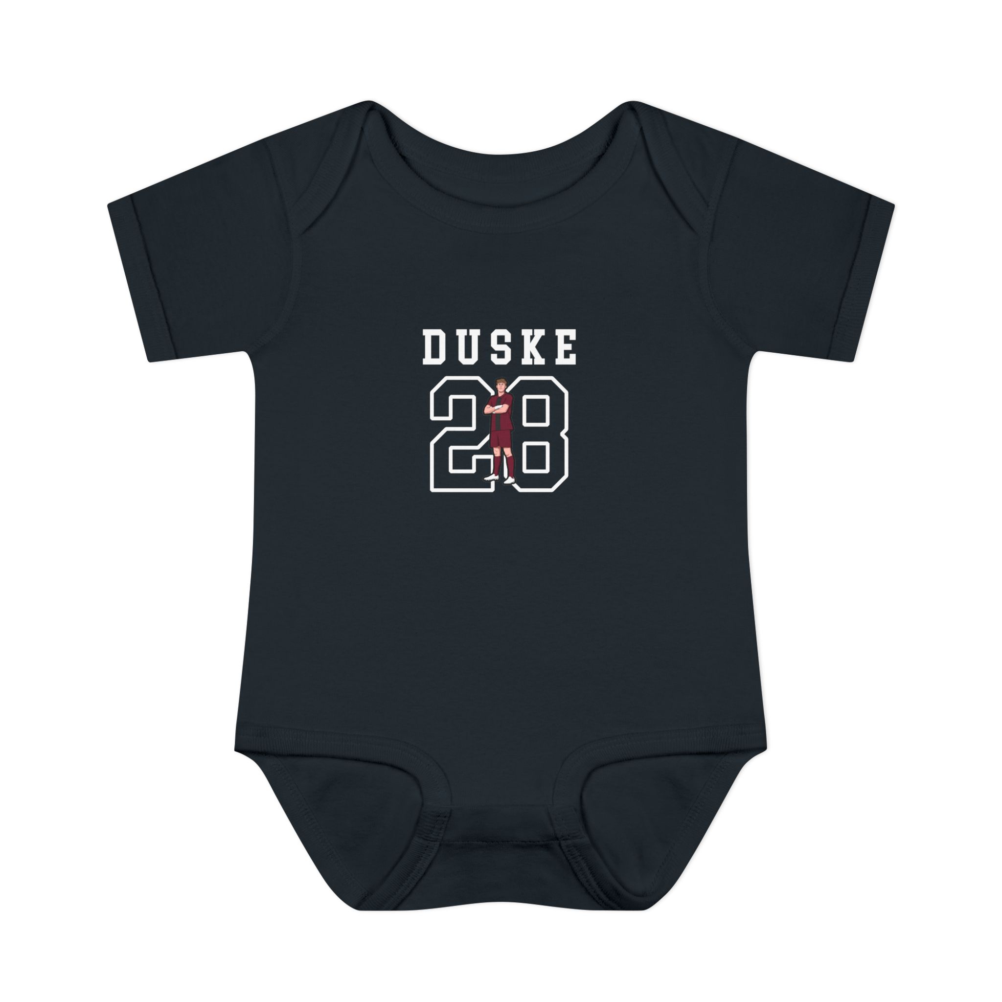 Baby Onesie — character_shirsey in Black