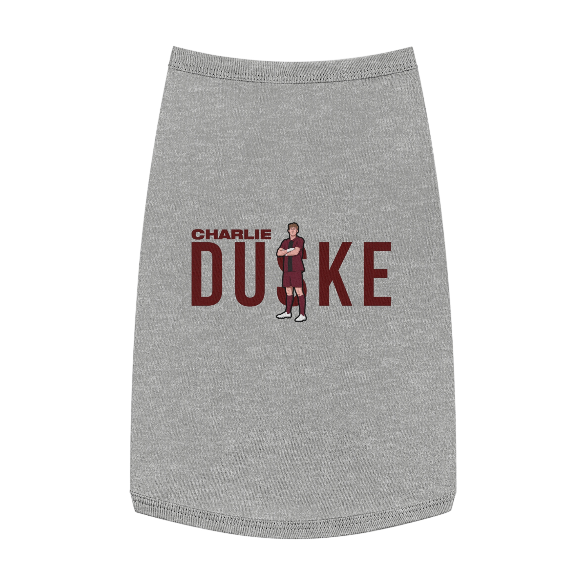 Pet Tank Top — character_player_name in White