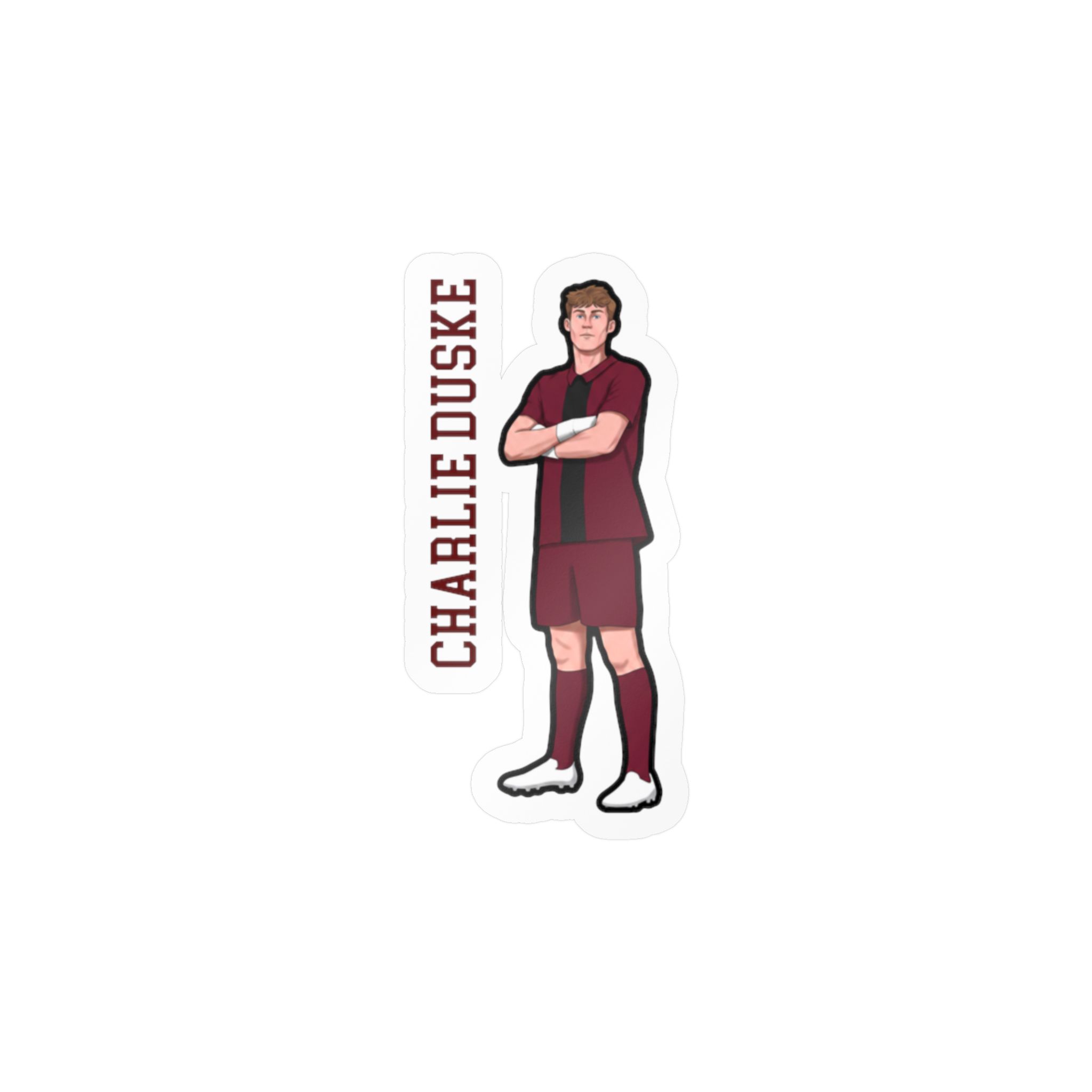 Vinyl Sticker — character_name_vertical in Classic