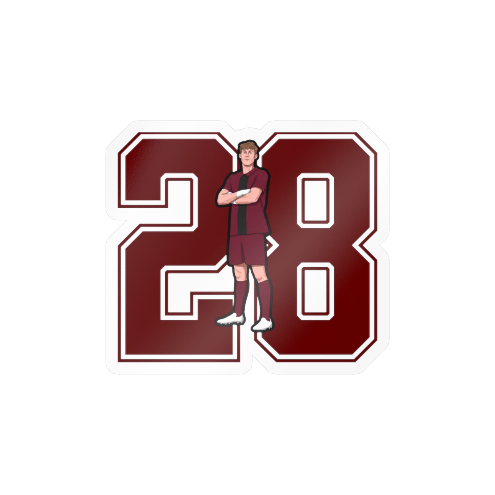 Vinyl Sticker — character_number in Classic