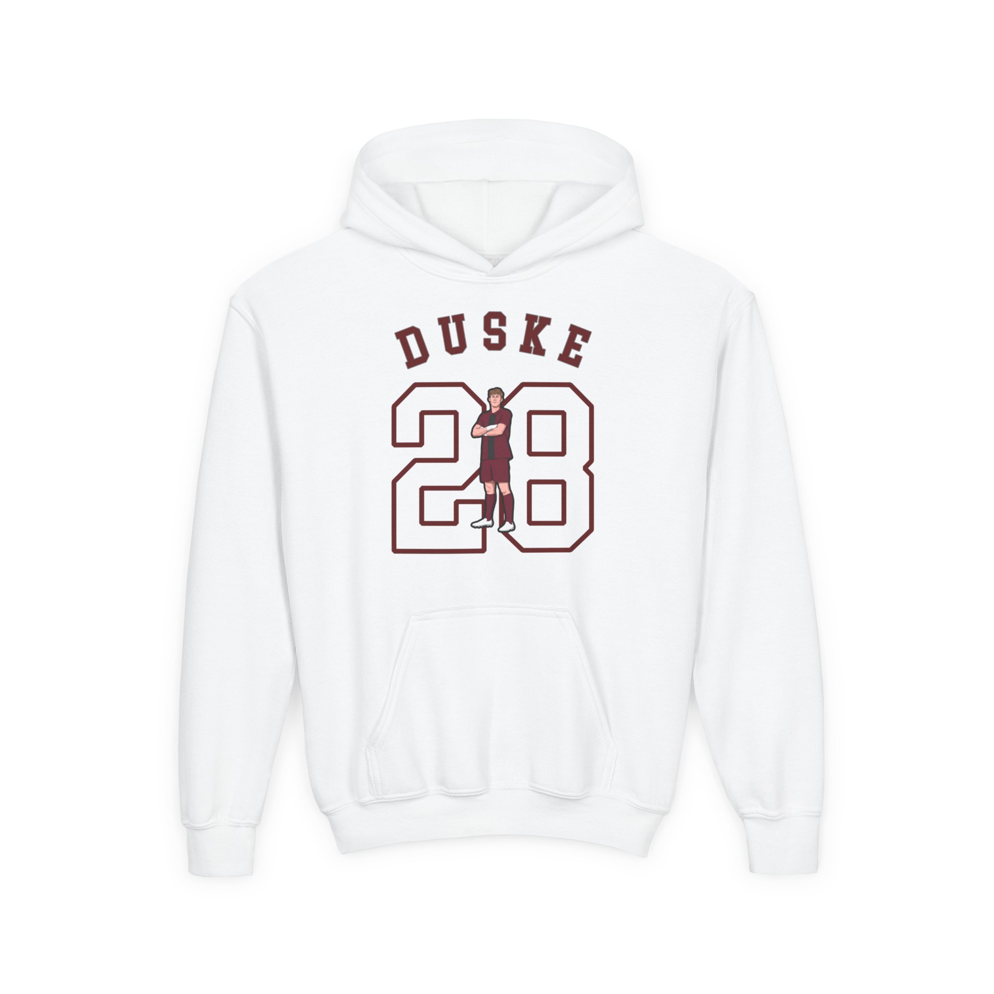 Youth Hoodie — character_shirsey_arch in White