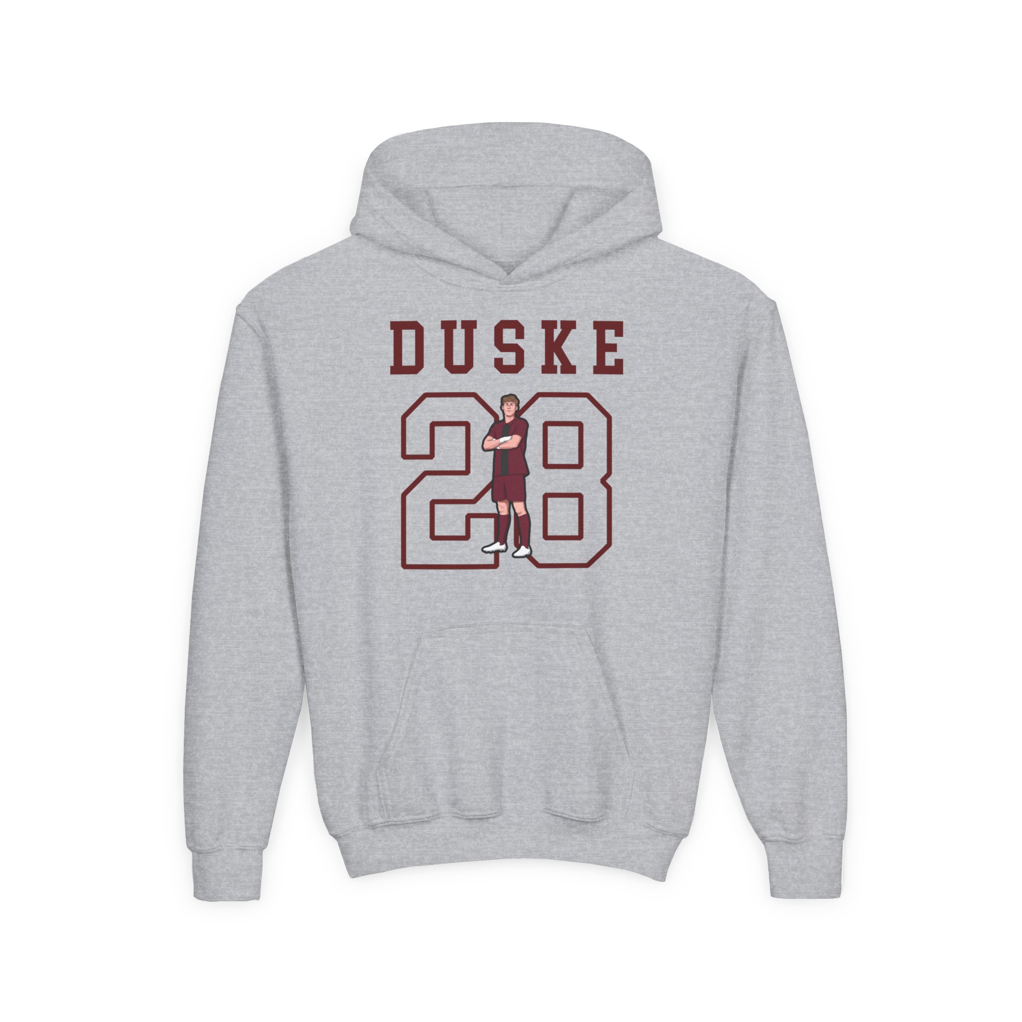 Youth Hoodie — character_shirsey in Grey