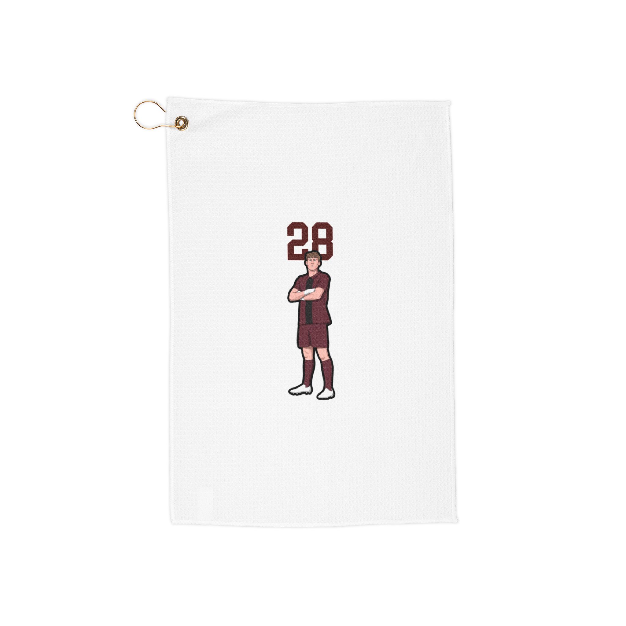 Golf Towel — character_number_top in Classic