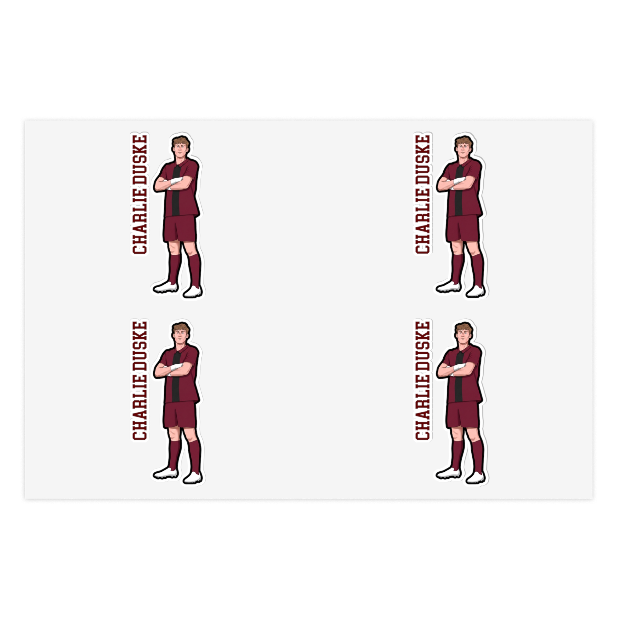 Sticker Sheet — character_name_vertical in Classic