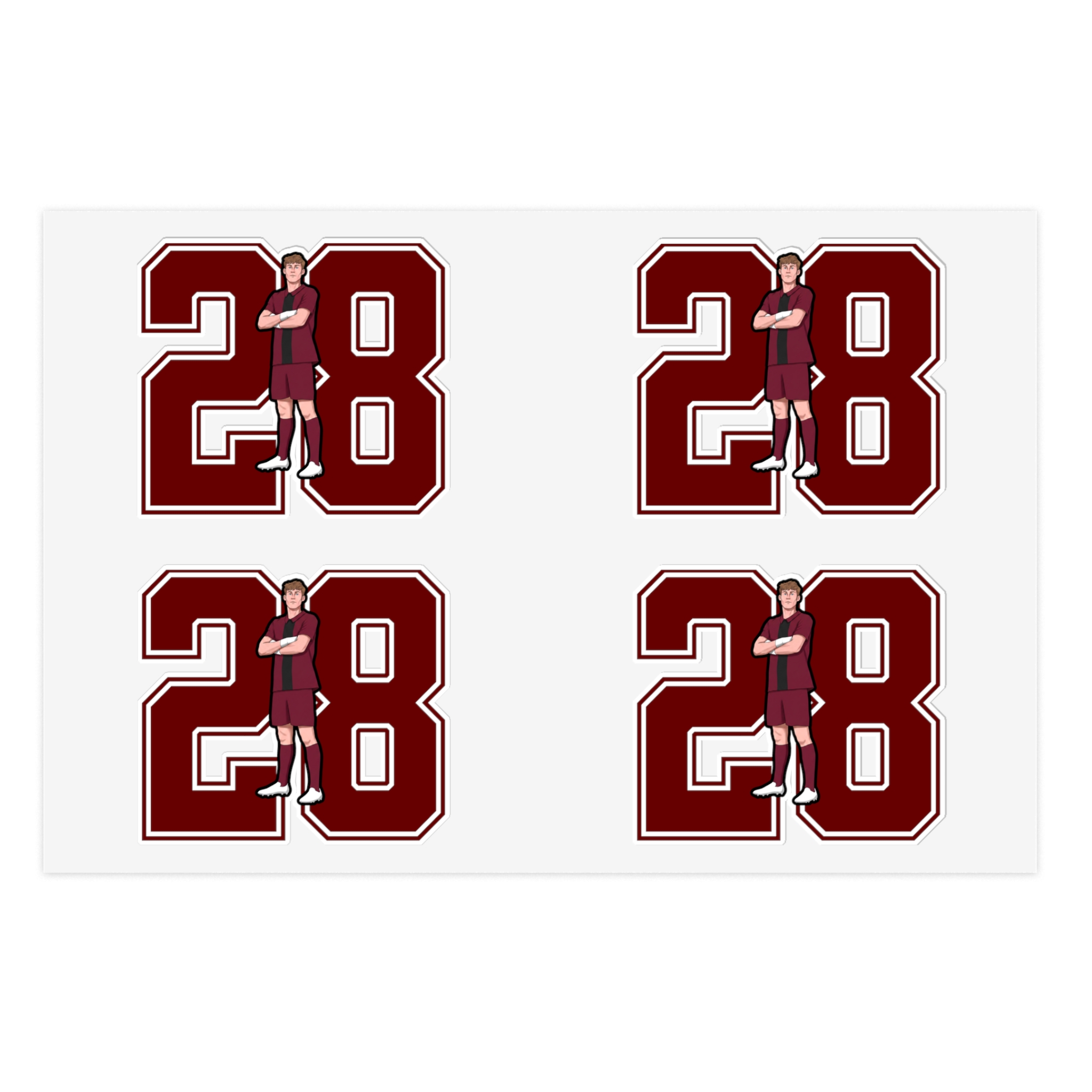 Sticker Sheet — character_number in Classic