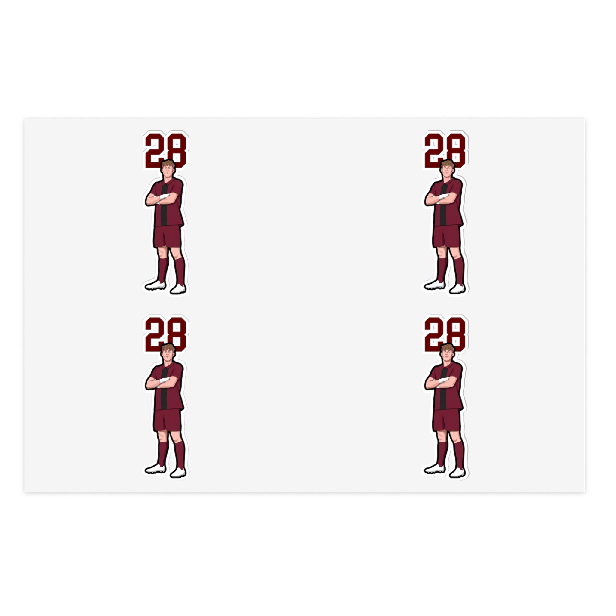 Sticker Sheet — character_number_top in Classic