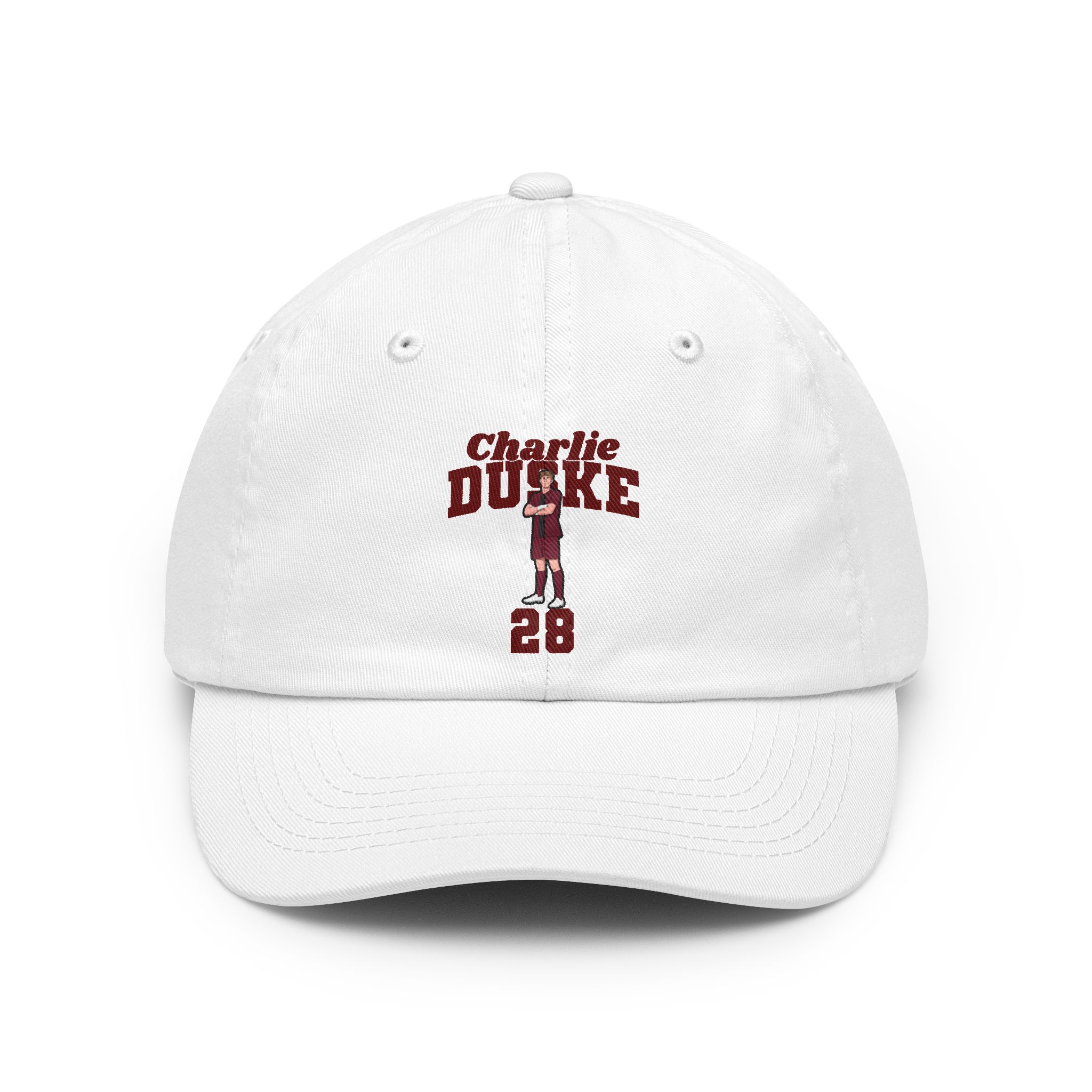 Classic Cap — character_signature_arch in White