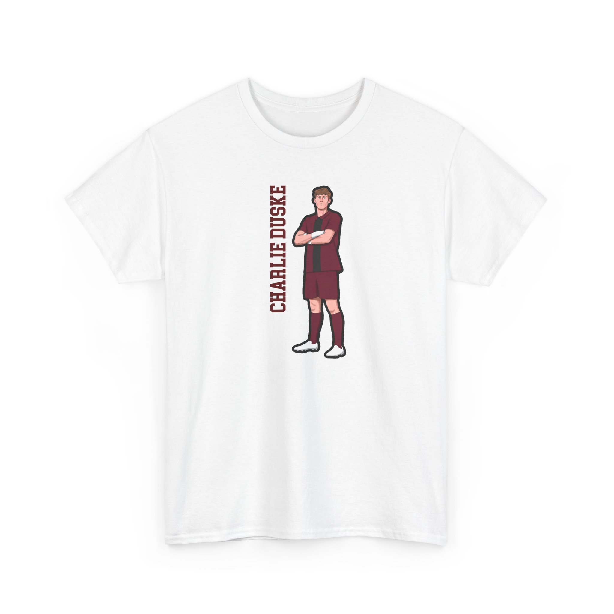 Tee — character_name_vertical in White