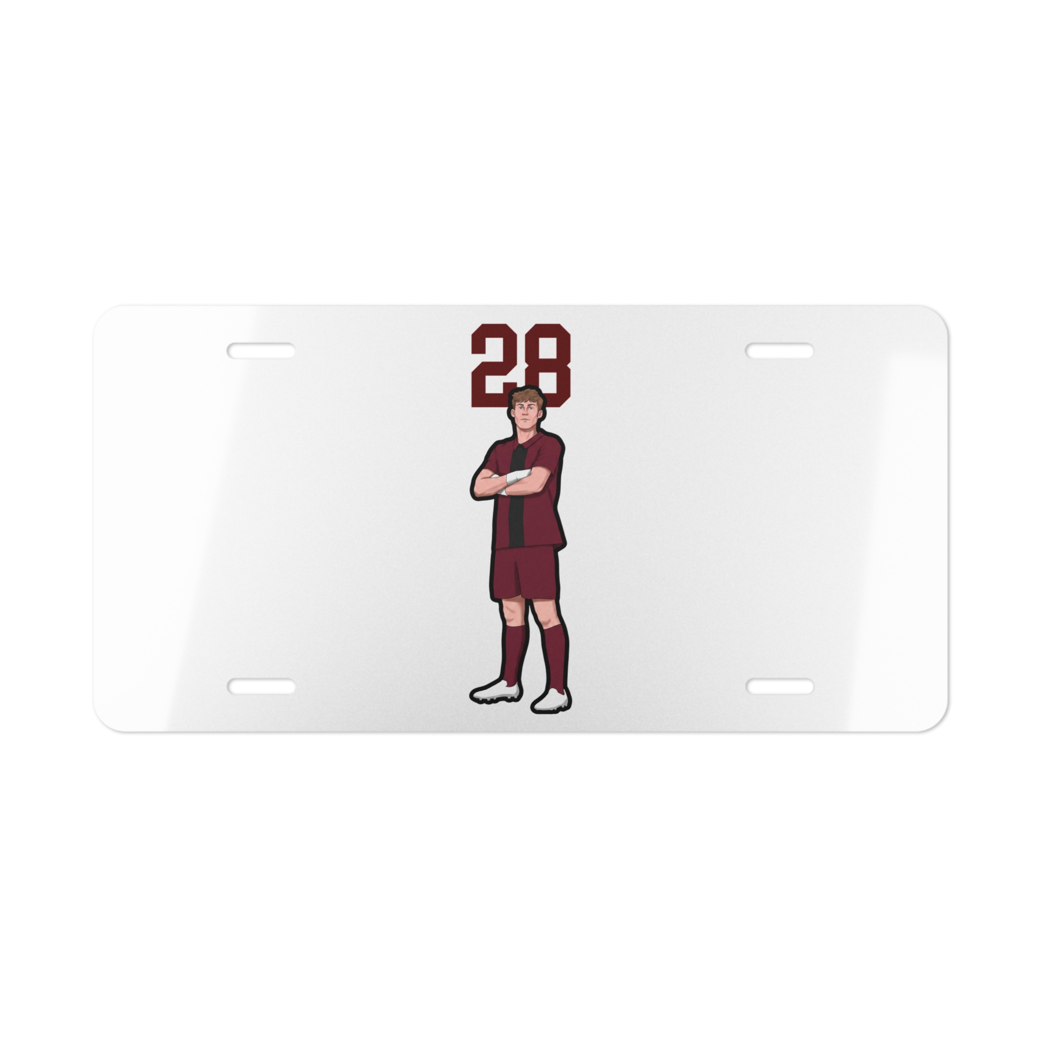 License Plate — character_number_top in Classic