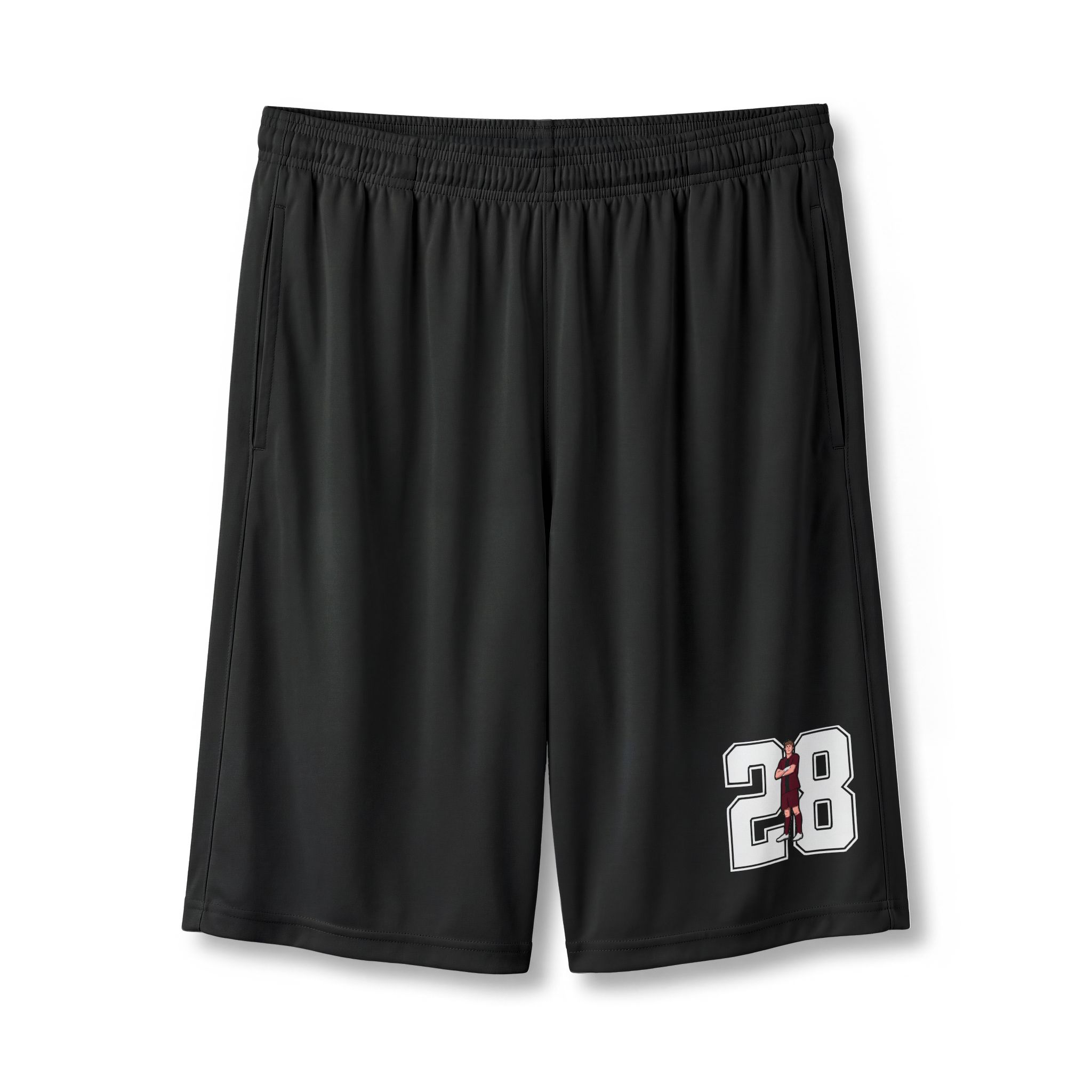 Shorts — character_number in Black